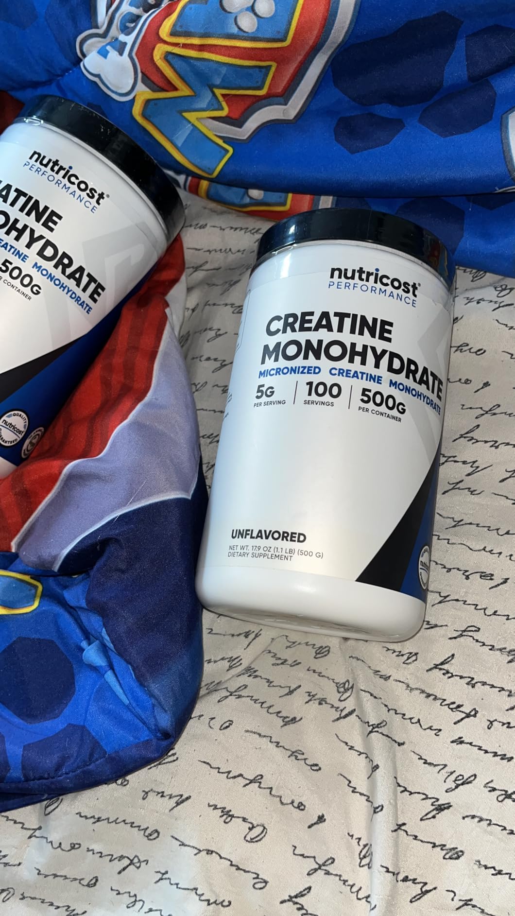 Nutricost Creatine Monohydrate Micronized Powder 500G, 5000mg Per Serv (5g) - 100 Servings, 17.9 Oz customer photo 2