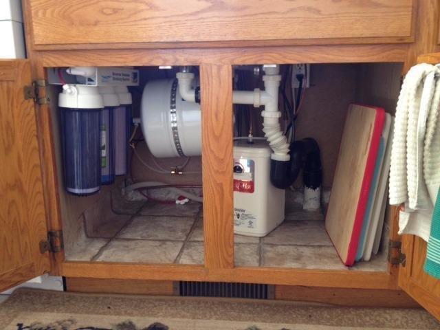 Express Water RO5DX Reverse Osmosis Filtration NSF Certified 5 Stage RO System with Faucet and Tank – Under Sink Water Plus 4 Filters – 50 GPD, 14 x 17 x 5, White Customer Review Express Water RO5DX Reverse Osmosis Filtration NSF Certified 5 Stage RO System with Faucet and Tank – Under Sink Water Plus 4 Filters – 50 GPD, 14 x 17 x 5, White - Customer Photo 3