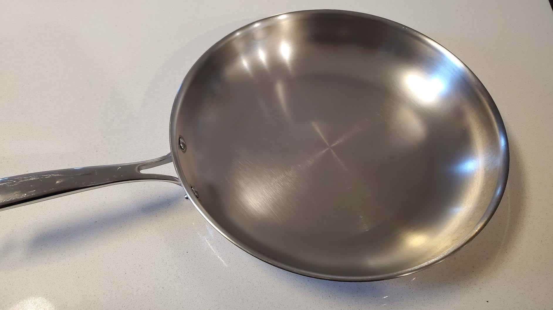 Tramontina Signature Tri-Ply Clad Stainless Steel 12-Inch Large Frying Pan, Induction-Ready Skillet, Dishwasher-Safe, NSF-Certified, Made in Brazil Customer Review Tramontina Signature Tri-Ply Clad Stainless Steel 12-Inch Large Frying Pan, Induction-Ready Skillet, Dishwasher-Safe, NSF-Certified, Made in Brazil - Customer Photo 1