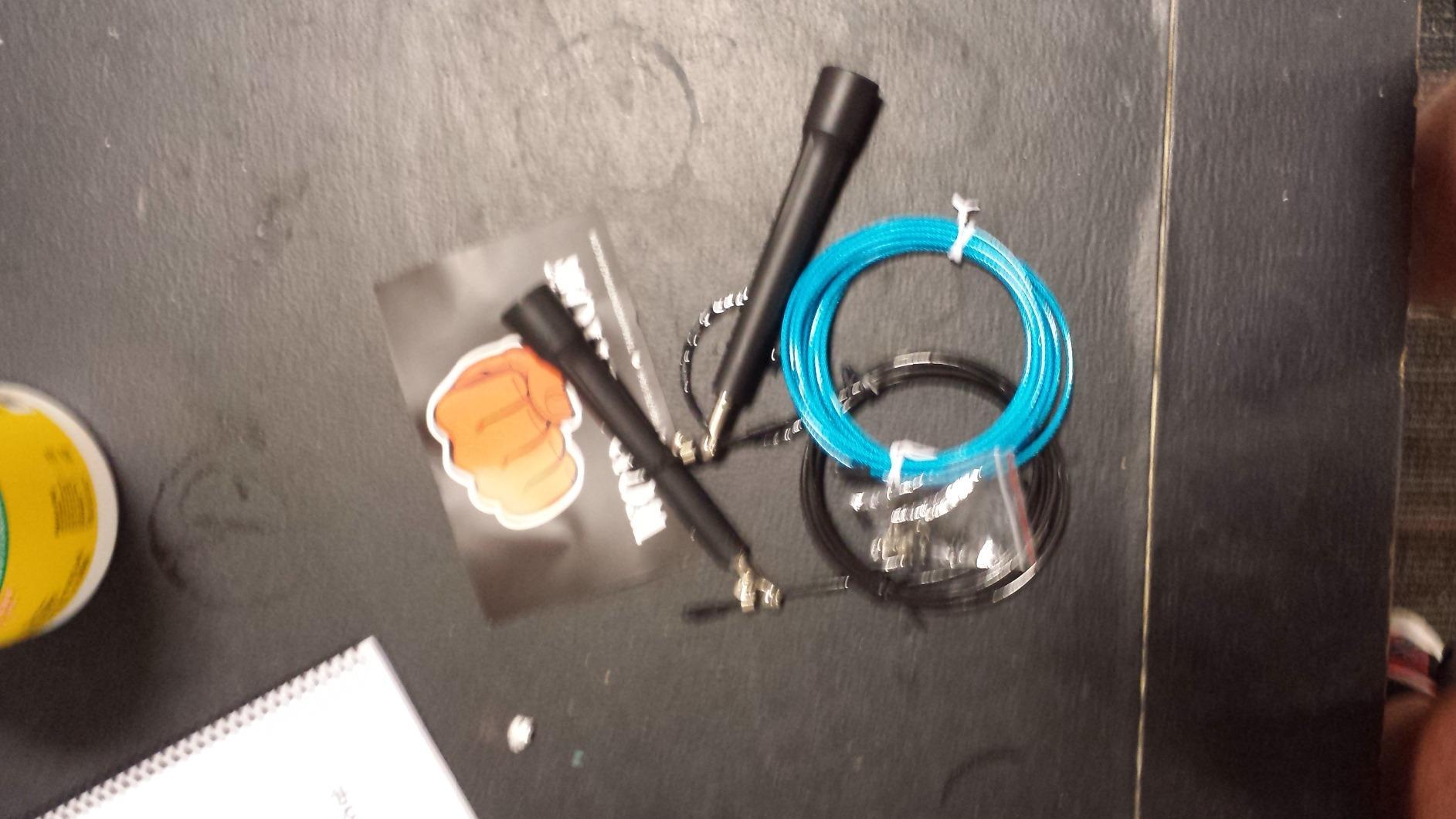 WOD Nation Adjustable Speed Jump Rope For Men, Women & Children - Blazing Fast Fitness Skipping Rope Perfect for Boxing, MMA, Endurance customer photo 1