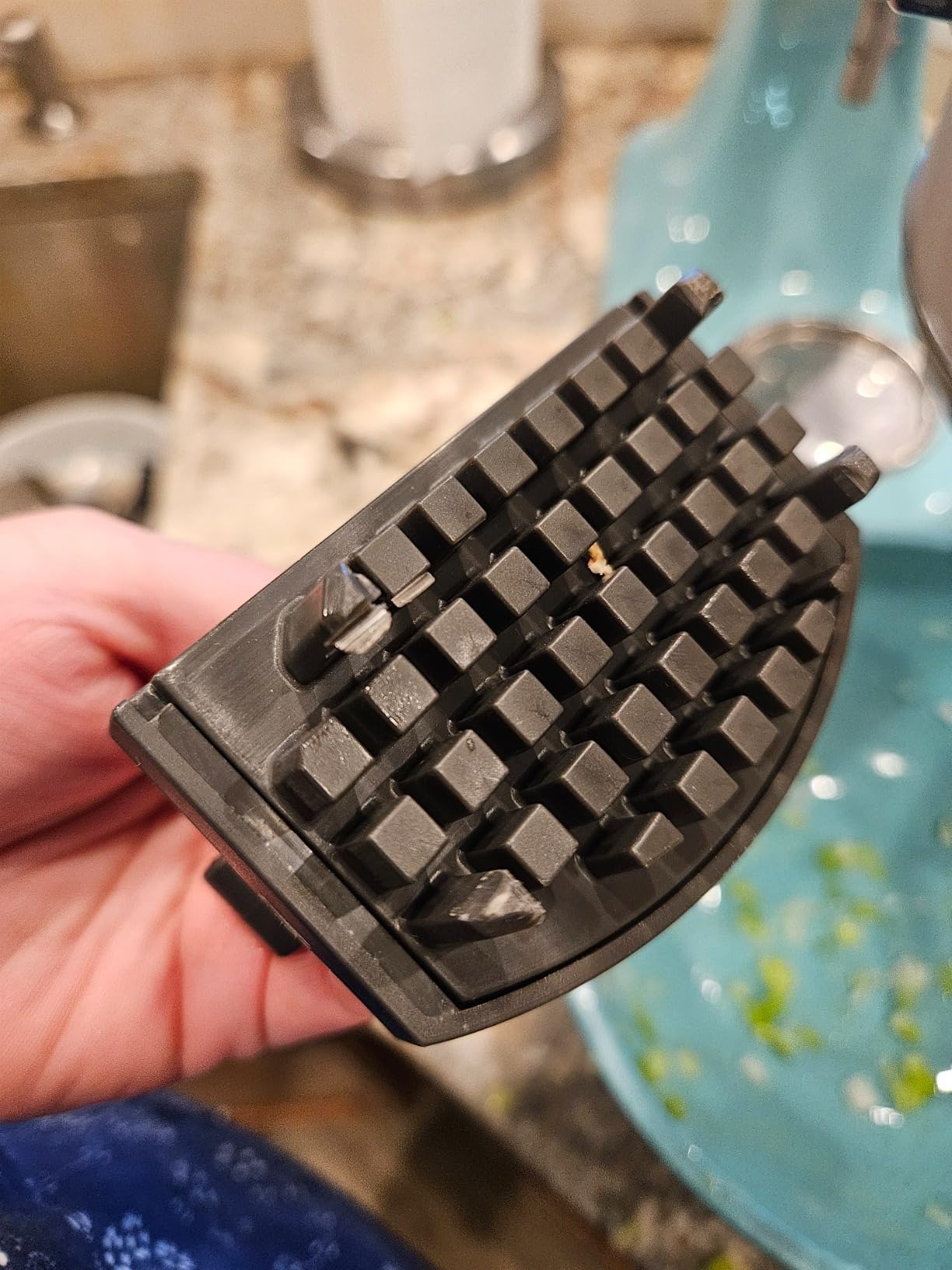 KitchenAid Stand Mixer Attachment, Food Processor with Commercial Food Dicing Disc KSM2FPA - Customer Photo 4