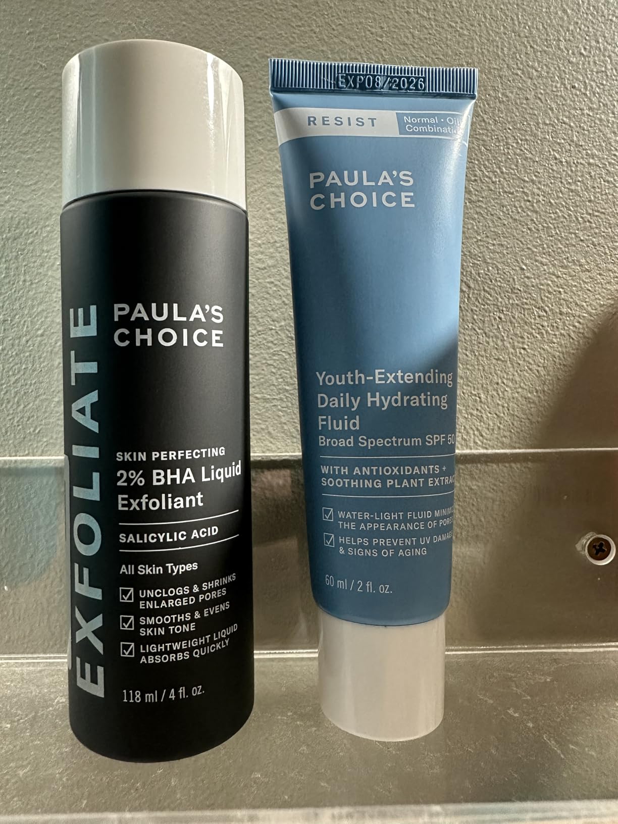 Paula's Choice RESIST Daily Hydrating Fluid Face Moisturizer with SPF 50 Sunscreen, Face Sunscreen for Oily Skin, Chamomile & Vitamin E, UVA/UVB Protection, Fragrance-Free, TSA Friendly customer photo 1