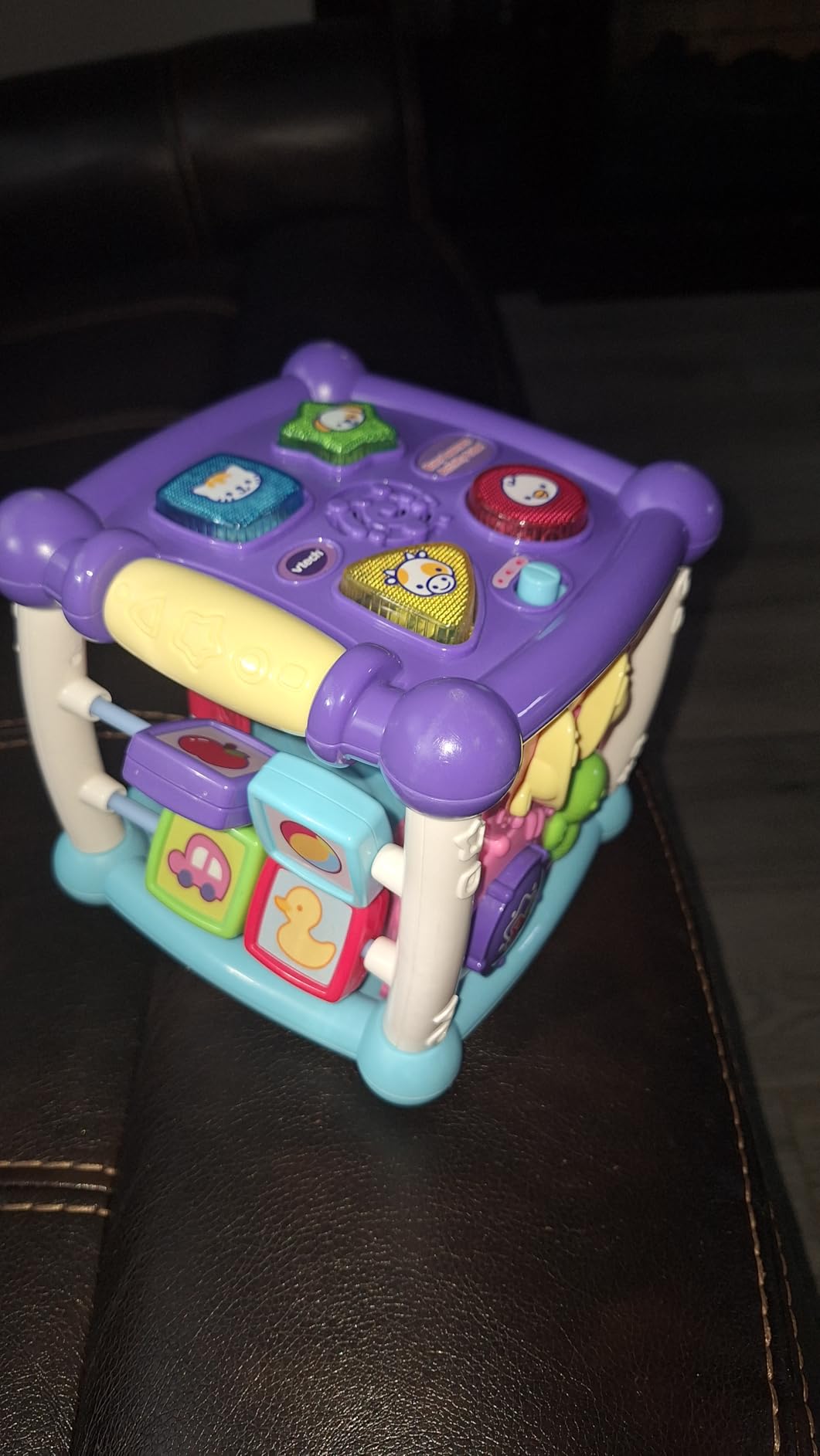 VTech Busy Learners Activity Cube, Purple customer photo 1