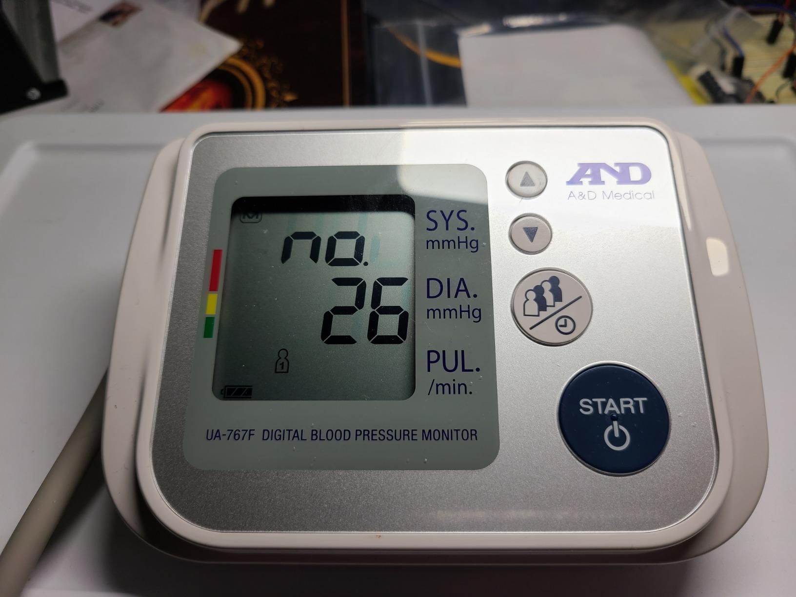 A&D Medical Multi-User Blood Pressure Monitor for Home Use UA-767FAC - Wide Range Cuff (8.6-16.5