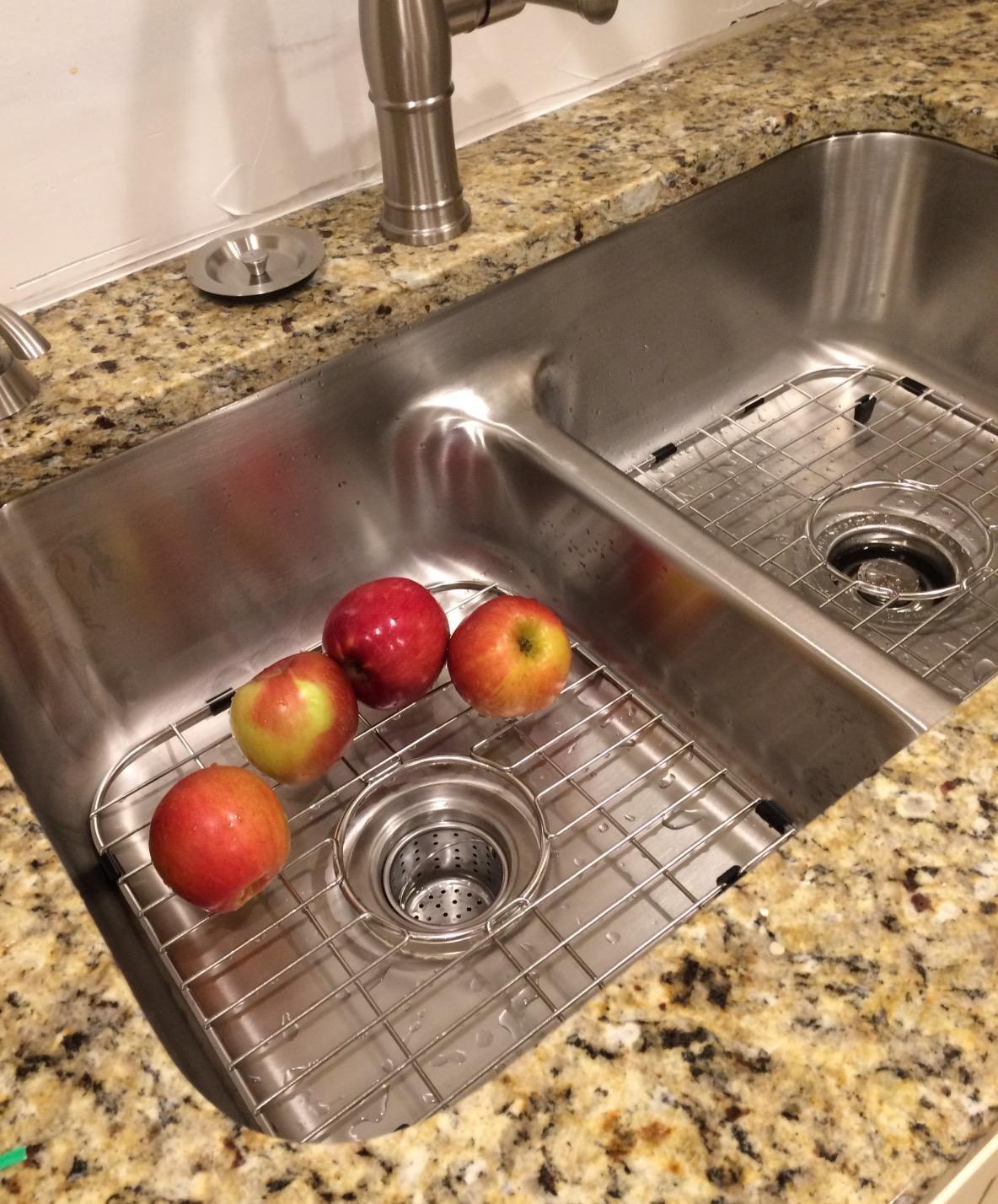 Ruvati 32-inch Undermount Kitchen Sink - 50/50 Double Bowl Kitchen Sinks, 16 Gauge T-304 Stainless Steel Kitchen sink with Brushed Finish hides scratches - RVM4350 Customer Review Ruvati 32-inch Undermount Kitchen Sink - 50/50 Double Bowl Kitchen Sinks, 16 Gauge T-304 Stainless Steel Kitchen sink with Brushed Finish hides scratches - RVM4350 - Customer Photo 2