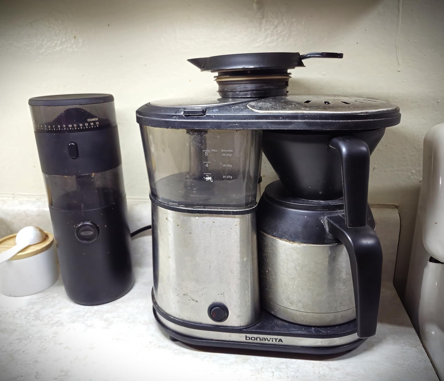 Bonavita 5 Cup Drip Coffee Maker Machine, One-Touch Pour Over, Auto Pause Brewing with Stainless Steel Double Wall Thermal Carafe, SCA Certified, Dishwasher Safe, BV1500TS - Customer Photo 1