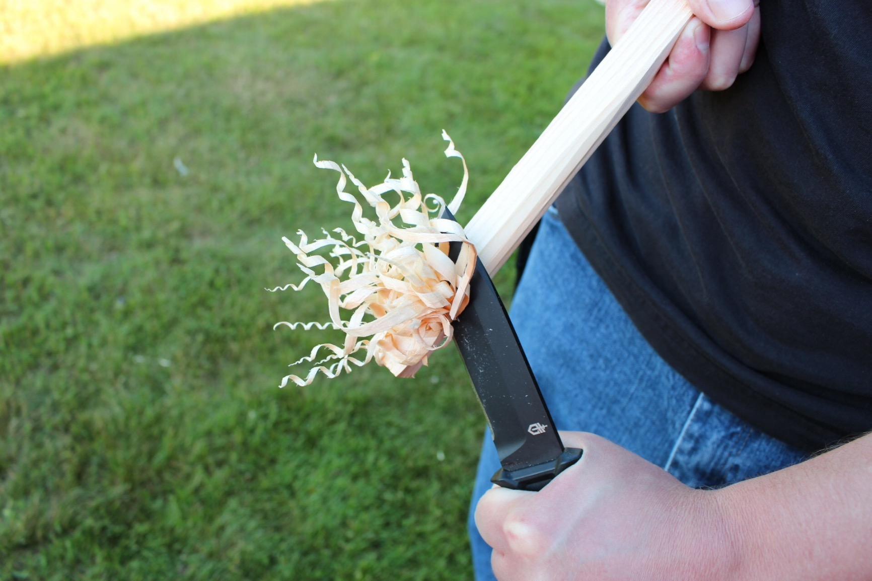 Gerber Gear StrongArm Knife - Fixed Blade - Tactical Knife for Survival Gear - Full Tang, 420HC Steel Blade - Camping Survival Knife - Made in USA - Plain edge, Coyote Brown customer photo 2