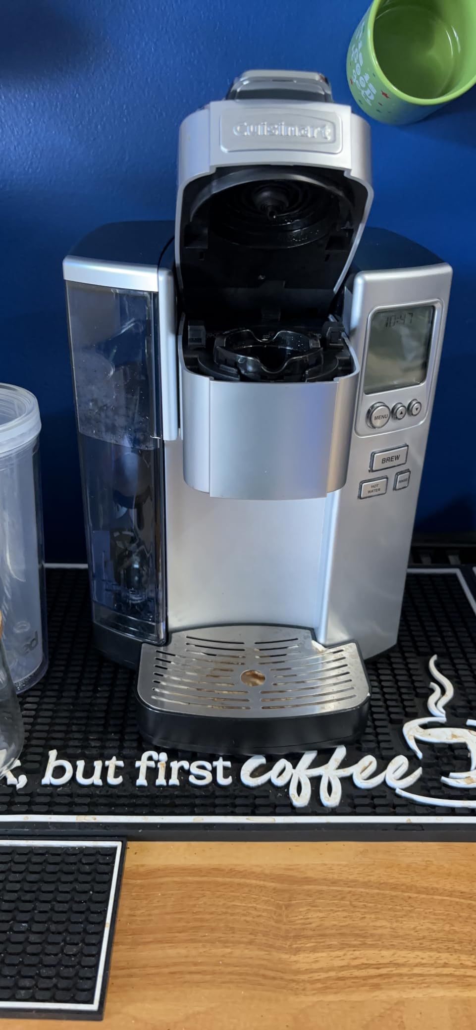 Cuisinart Coffee Maker, Single Serve 72-Ounce Reservoir Pod Coffee Machine, Programmable Brewing & Hot Water Dispenser, 3 Cup-Size Settings, Stainless Steel, SS-10P1, Silver - Customer Photo 3