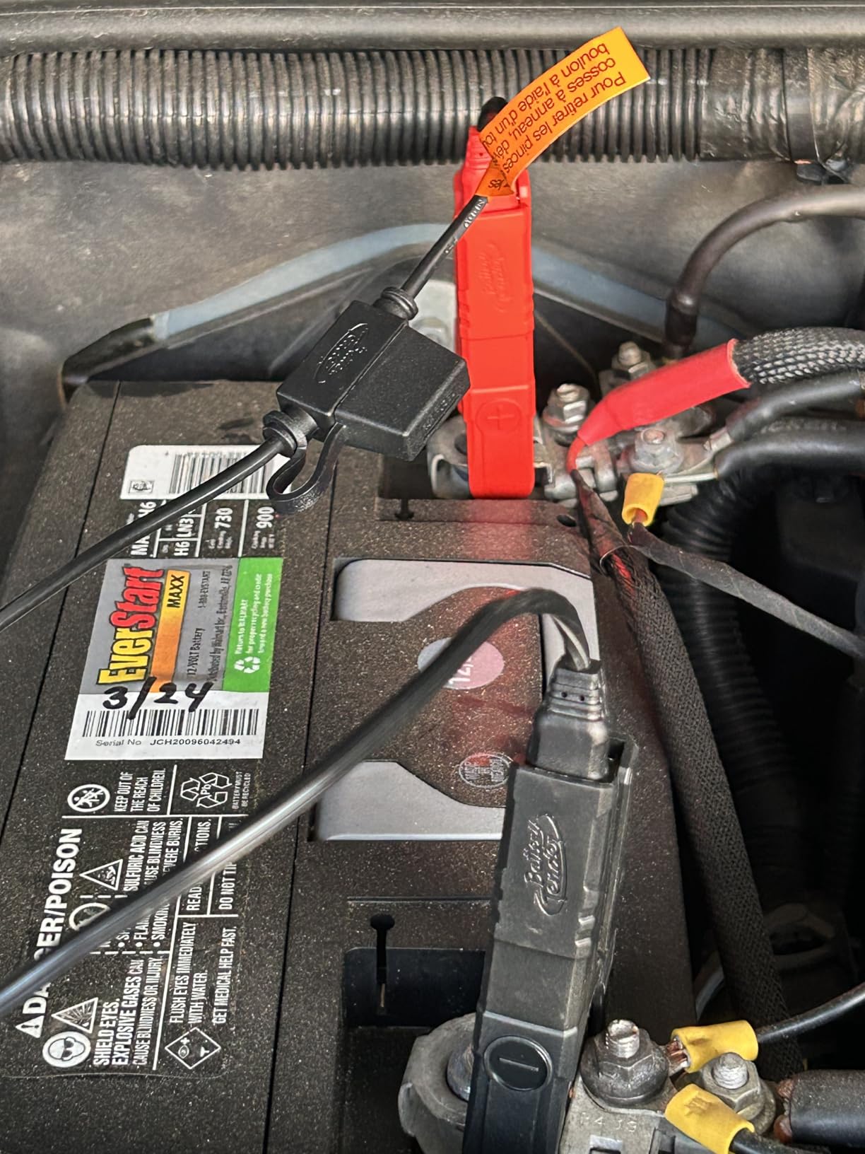 Battery Tender 3 AMP Battery Charger and Maintainer - Automotive Switchable 12V or 6V Smart Automatic for Cars SUVs and Trucks - Lead Acid, AGM, Gel, & Lithium Battery Charger - 022-0202-COS customer photo 2