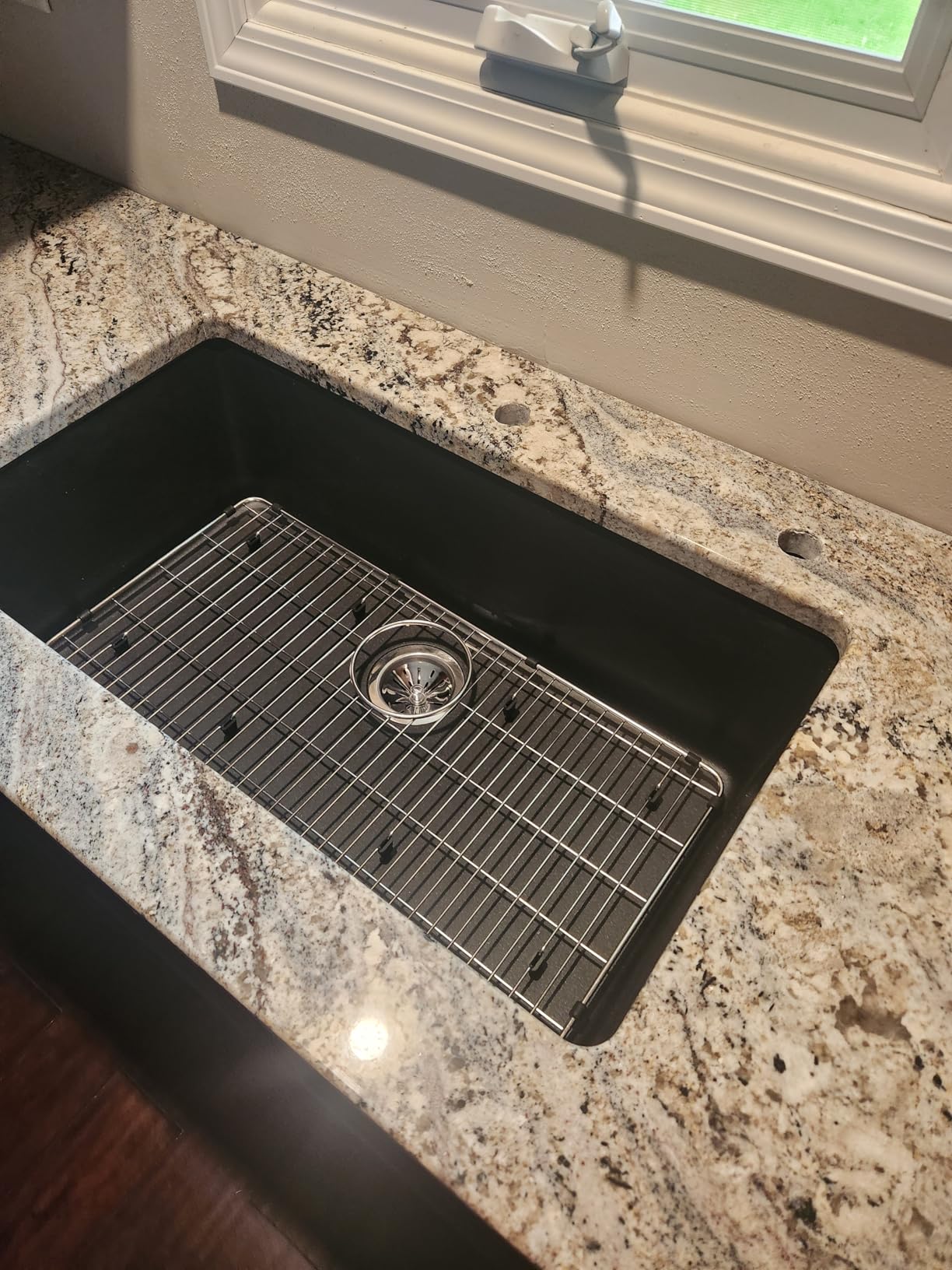 Elkay Quartz Classic ELGRU13322GS0 Greystone Single Bowl Undermount Sink Customer Review Elkay Quartz Classic ELGRU13322GS0 Greystone Single Bowl Undermount Sink - Customer Photo 2