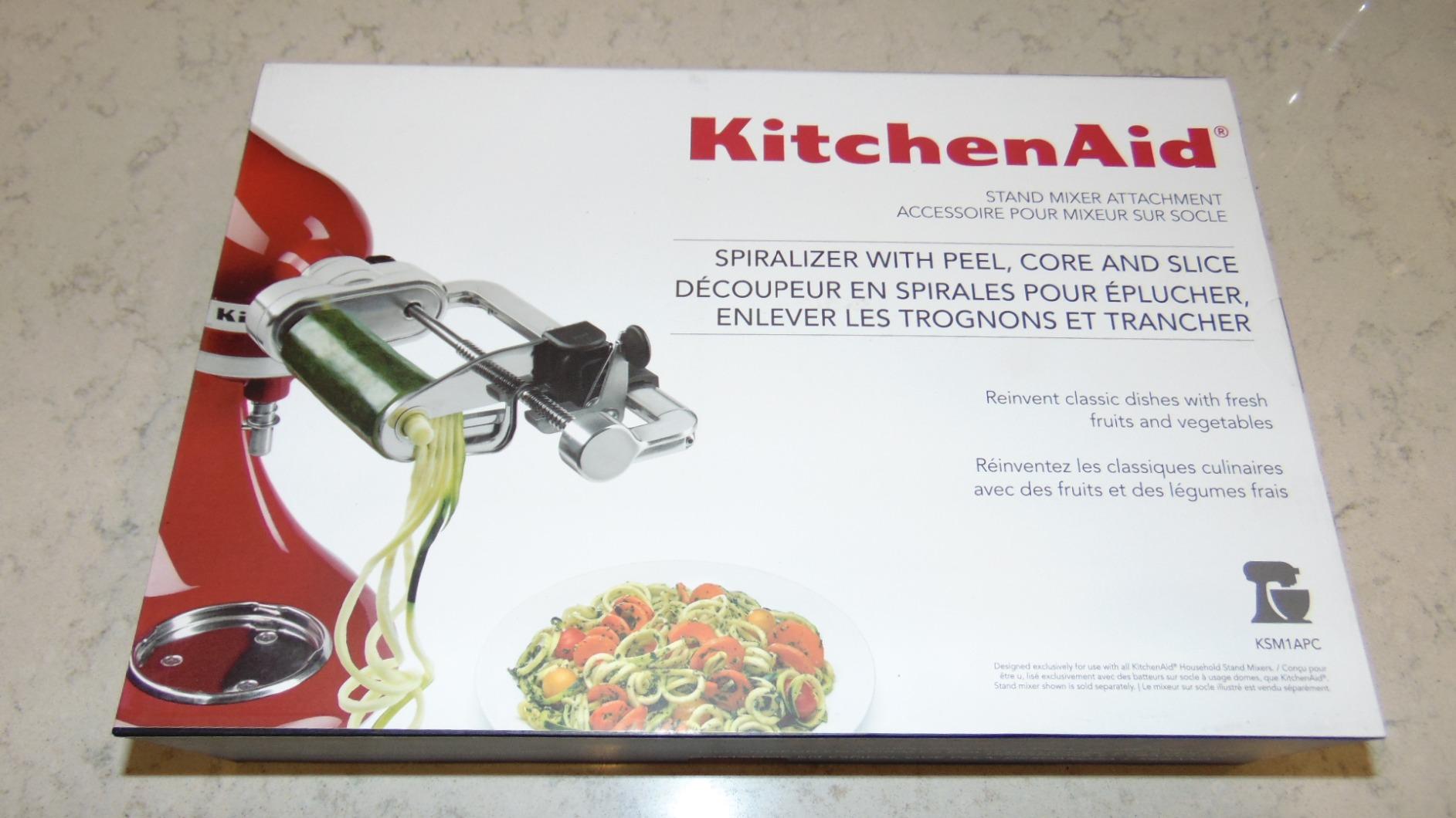 KitchenAid 7 Blade Spiralizer Plus with Peel, Core and Slice - KSM2APC - Customer Photo 2