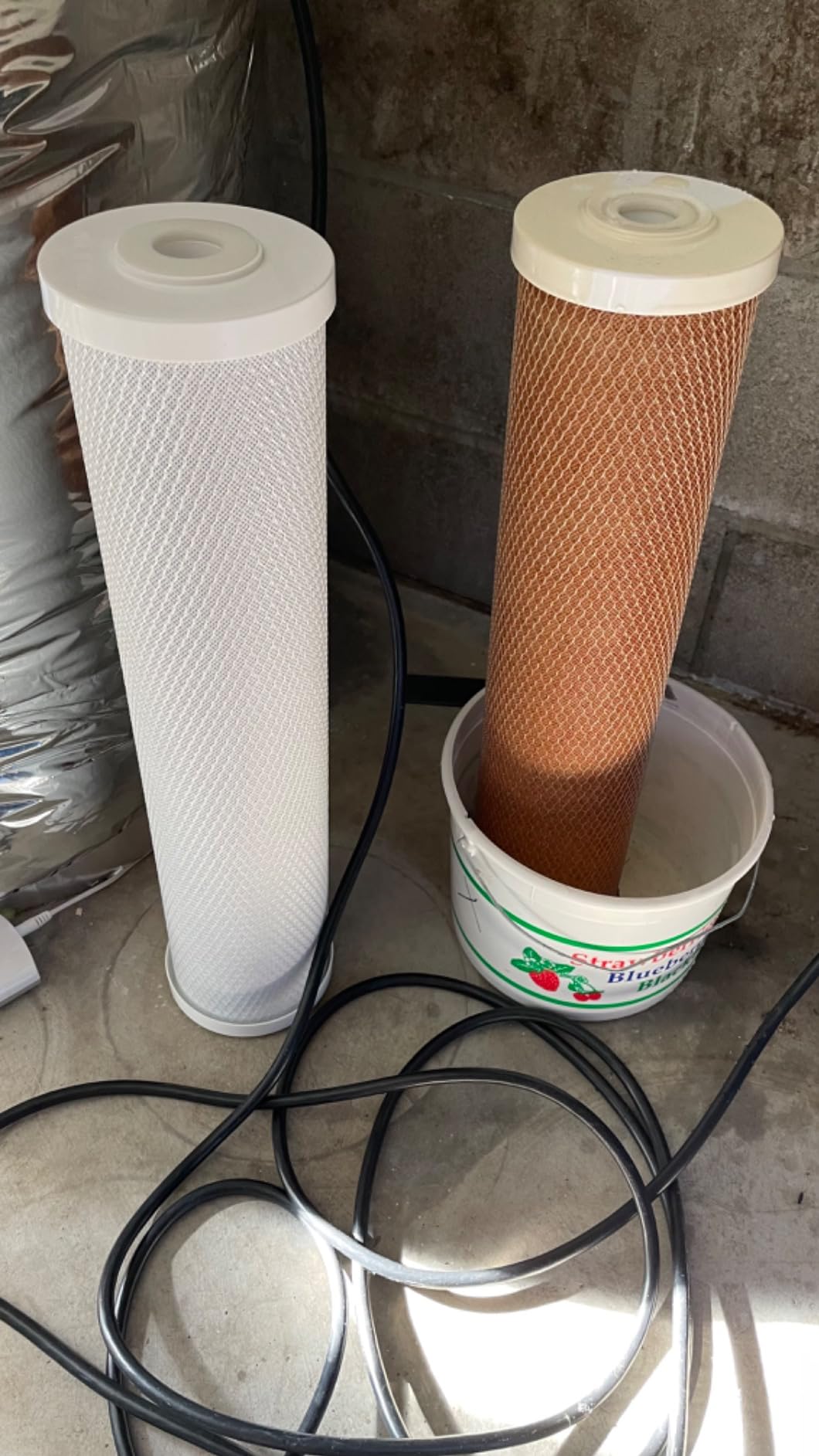 Express Water – 2 Pack Water Filter Activated Carbon Block Replacement Filter – ACB Large Capacity Filter – Whole House Filtration – 5 Micron Water Filter – 4.5” x 20” inch - Customer Photo 1