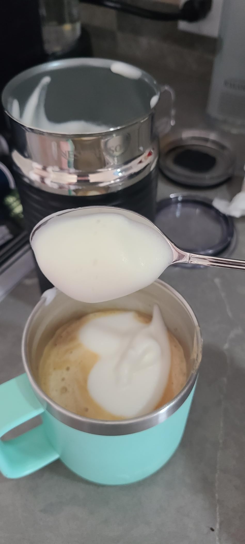 Nespresso CitiZ Original Espresso Machine by De'Longhi, Black - Customer Photo 1