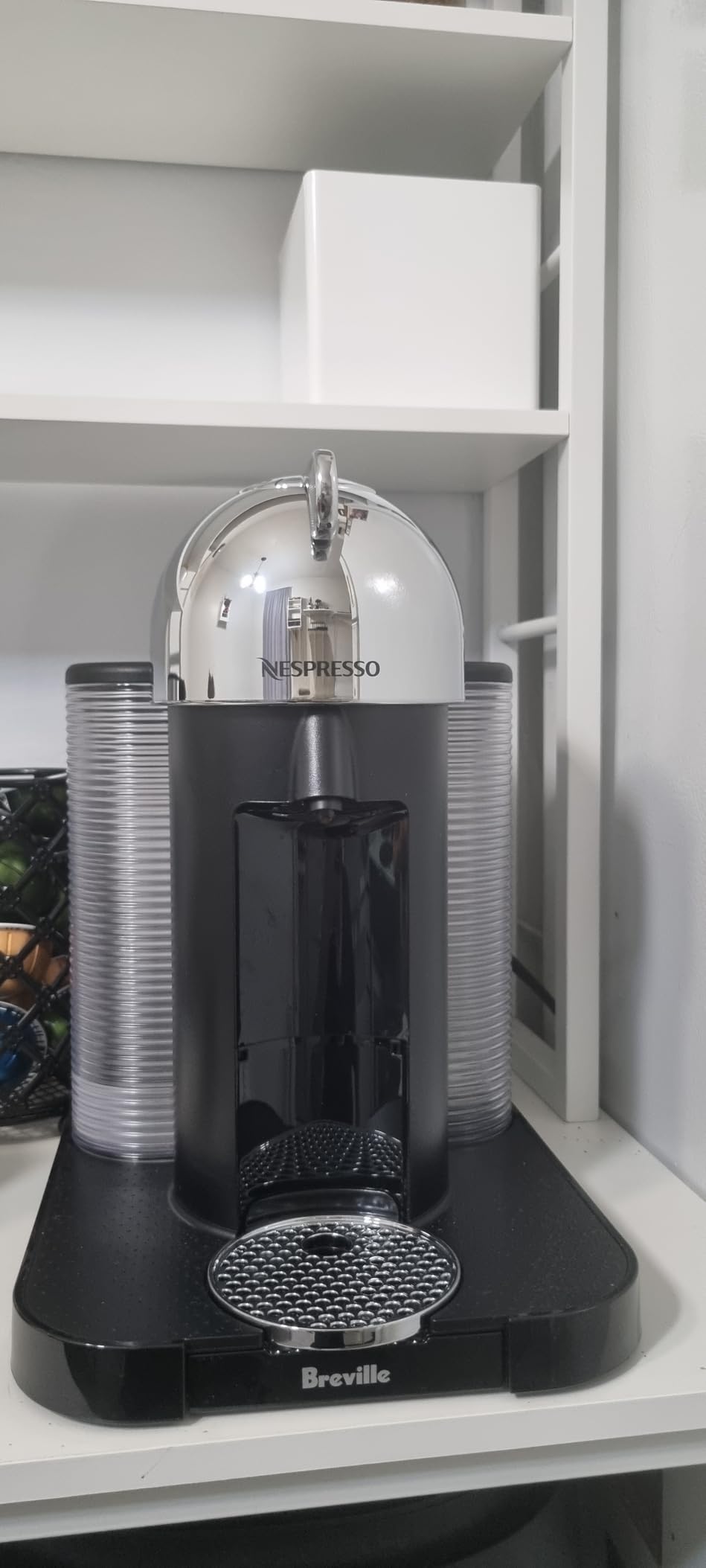Nespresso Vertuo Coffee and Espresso Maker by Breville, Chrome - Customer Photo 2
