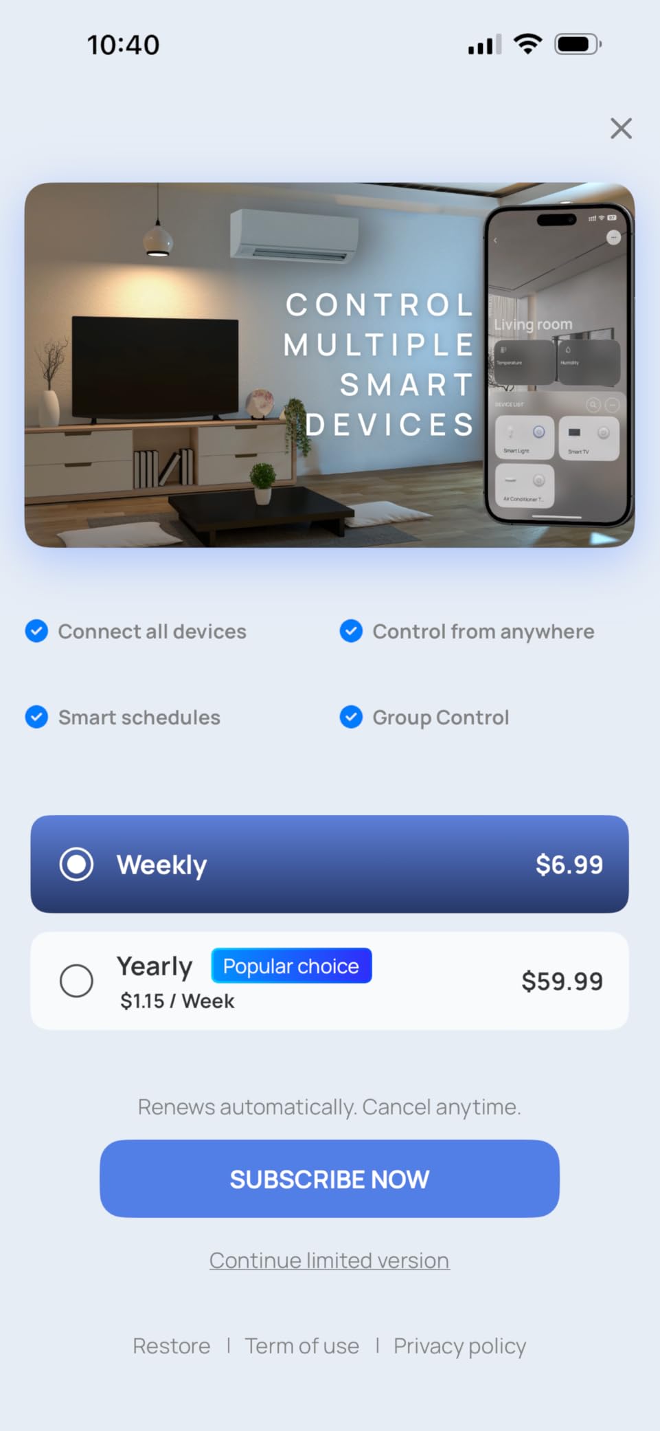 Sensi Smart Thermostat, 100 Years Of Expertise, Wi-Fi, Data Privacy, Programmable, Easy DIY Install, Works With Alexa, Energy Star Certified, Mobile App, ST55 customer photo 1