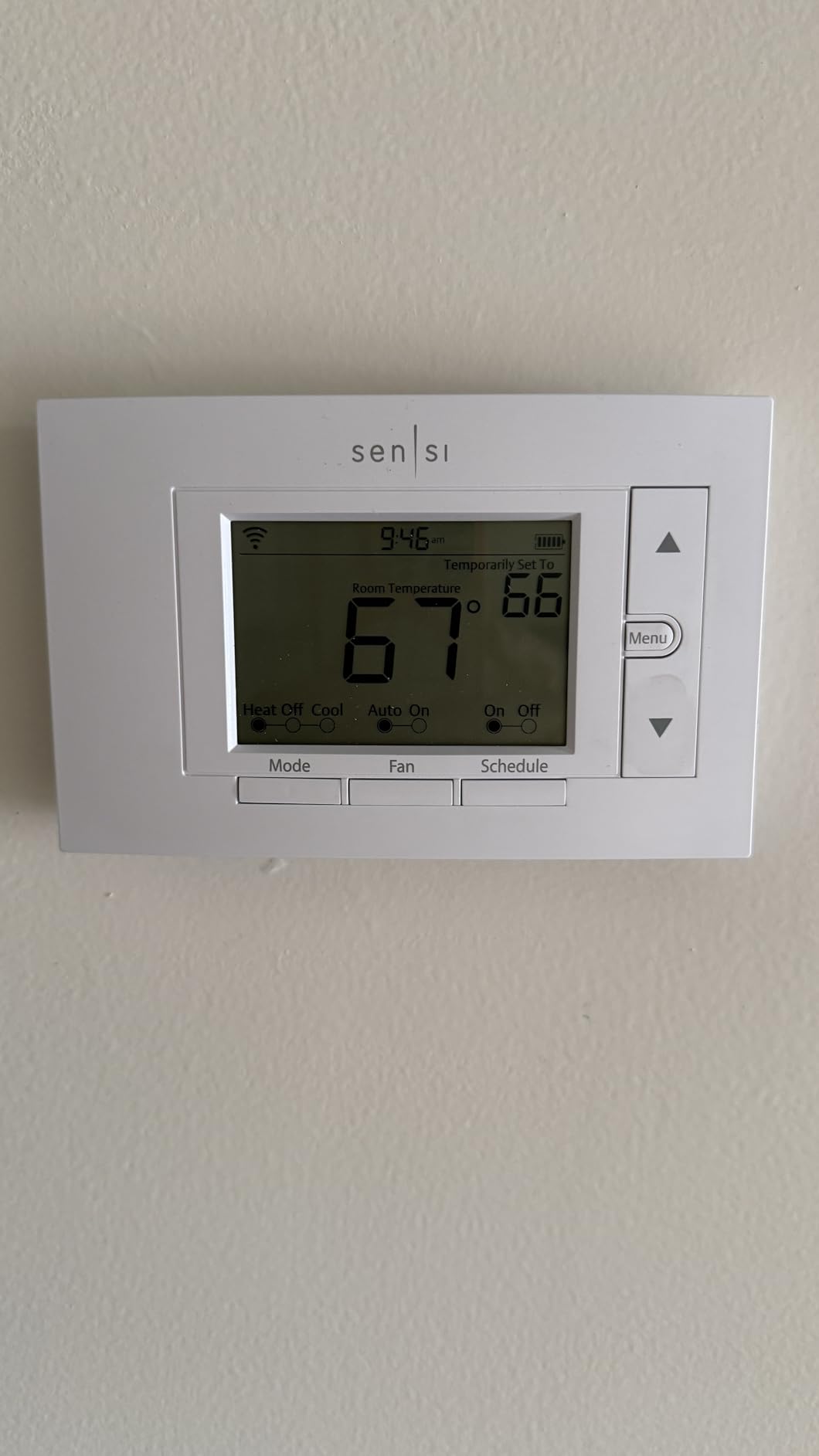 Sensi Smart Thermostat, 100 Years Of Expertise, Wi-Fi, Data Privacy, Programmable, Easy DIY Install, Works With Alexa, Energy Star Certified, Mobile App, ST55 customer photo 2