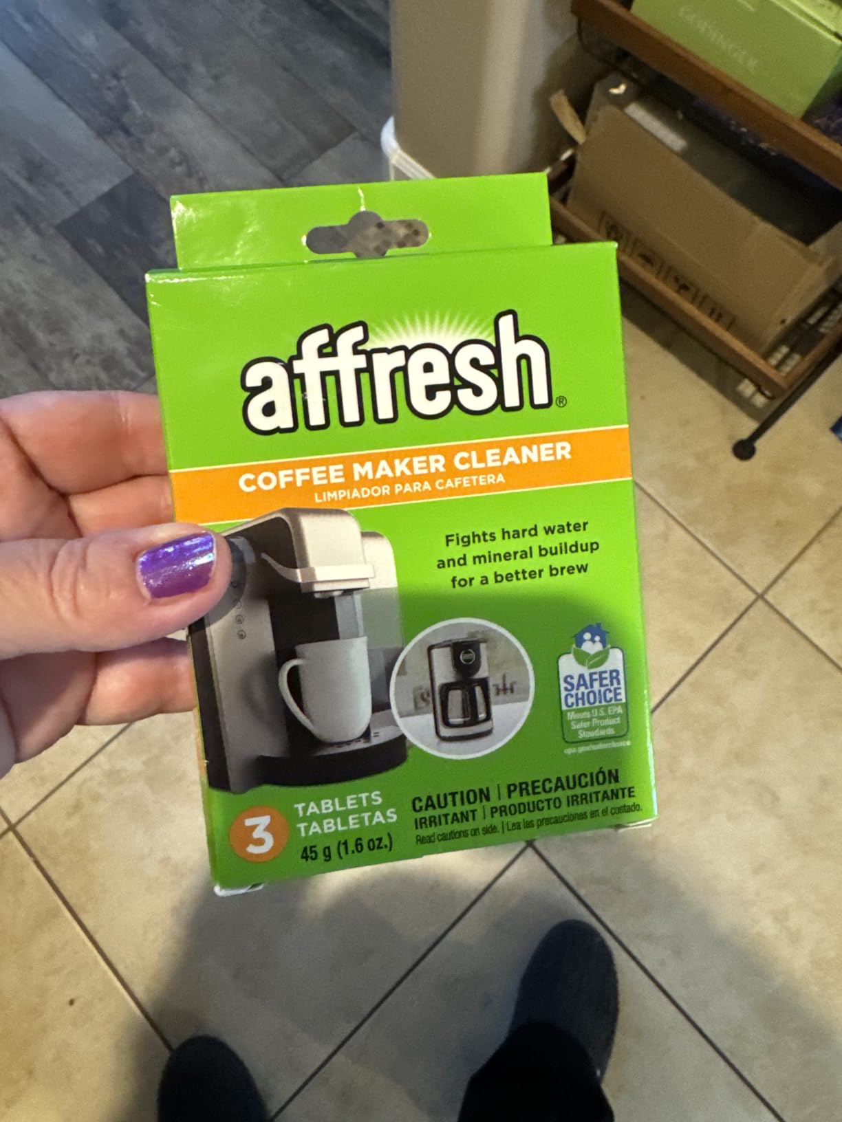 Affresh Coffee Maker Cleaner, Works with Multi-cup and Single-serve Brewers, 3 Tablets - Customer Photo 1