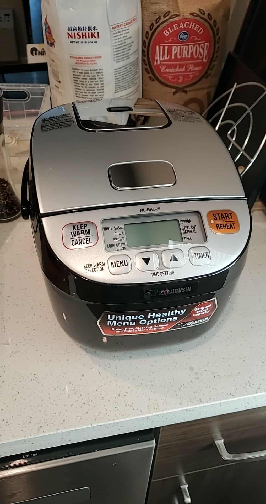 Zojirushi 612252-NL-BAC05SB Micom Rice Cooker and Warmer, Silver Black - Customer Photo 1