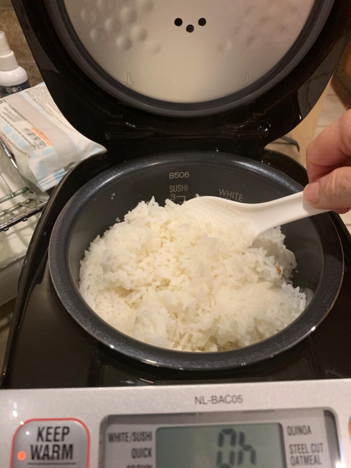 Zojirushi 612252-NL-BAC05SB Micom Rice Cooker and Warmer, Silver Black - Customer Photo 5