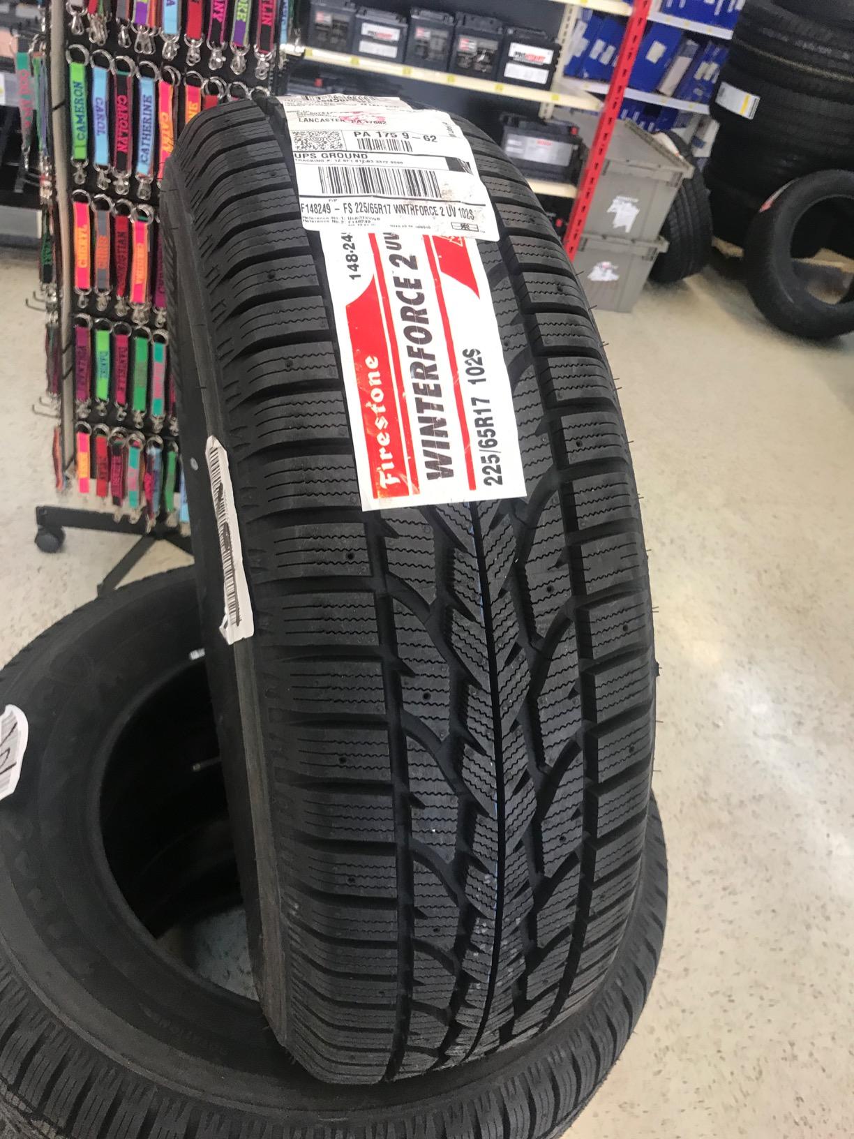 Firestone Winterforce 2 UV Winter/Snow SUV Tire 225/65R17 102 S customer photo 1