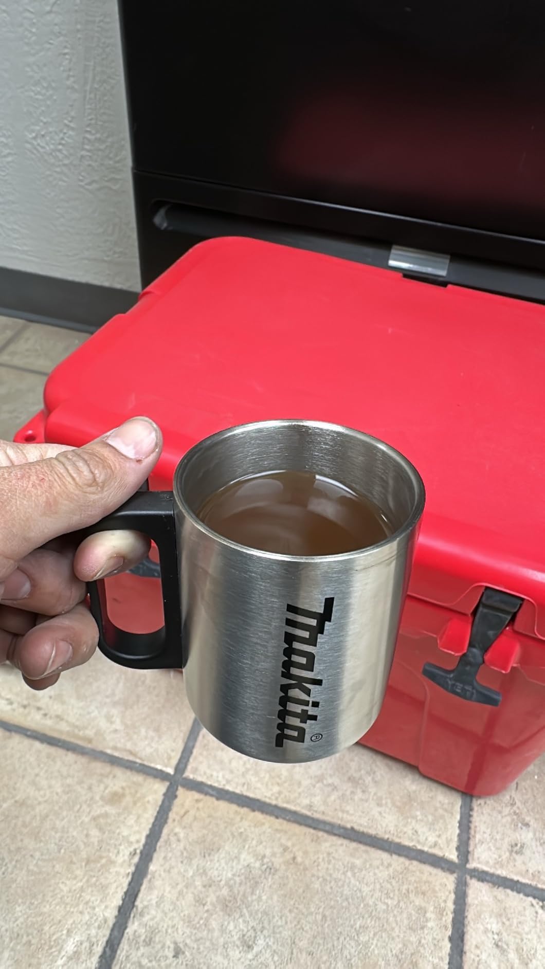 Makita DCM501Z 18V LXT / 12V max CXT Lithium-Ion Cordless Coffee Maker, Tool Only Customer Review Makita DCM501Z 18V LXT / 12V max CXT Lithium-Ion Cordless Coffee Maker, Tool Only - Customer Photo 1