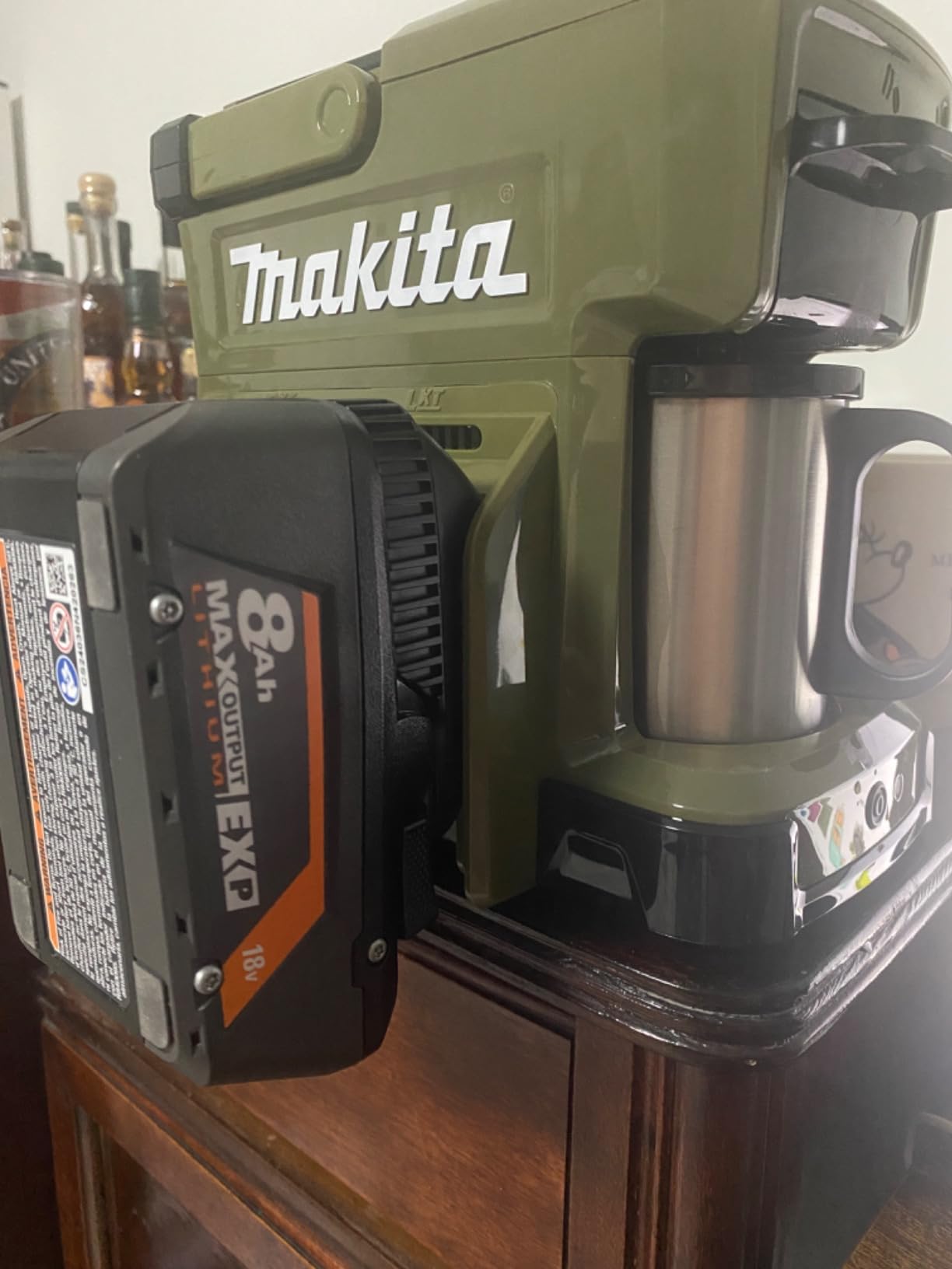 Makita DCM501Z 18V LXT / 12V max CXT Lithium-Ion Cordless Coffee Maker, Tool Only Customer Review Makita DCM501Z 18V LXT / 12V max CXT Lithium-Ion Cordless Coffee Maker, Tool Only - Customer Photo 3