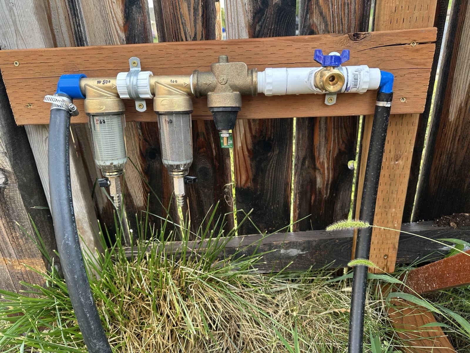 iSpring WSP-50 Reusable Whole House Spin Down Sediment Water Filter, 50 Micron Flushable Prefilter Filtration, 1