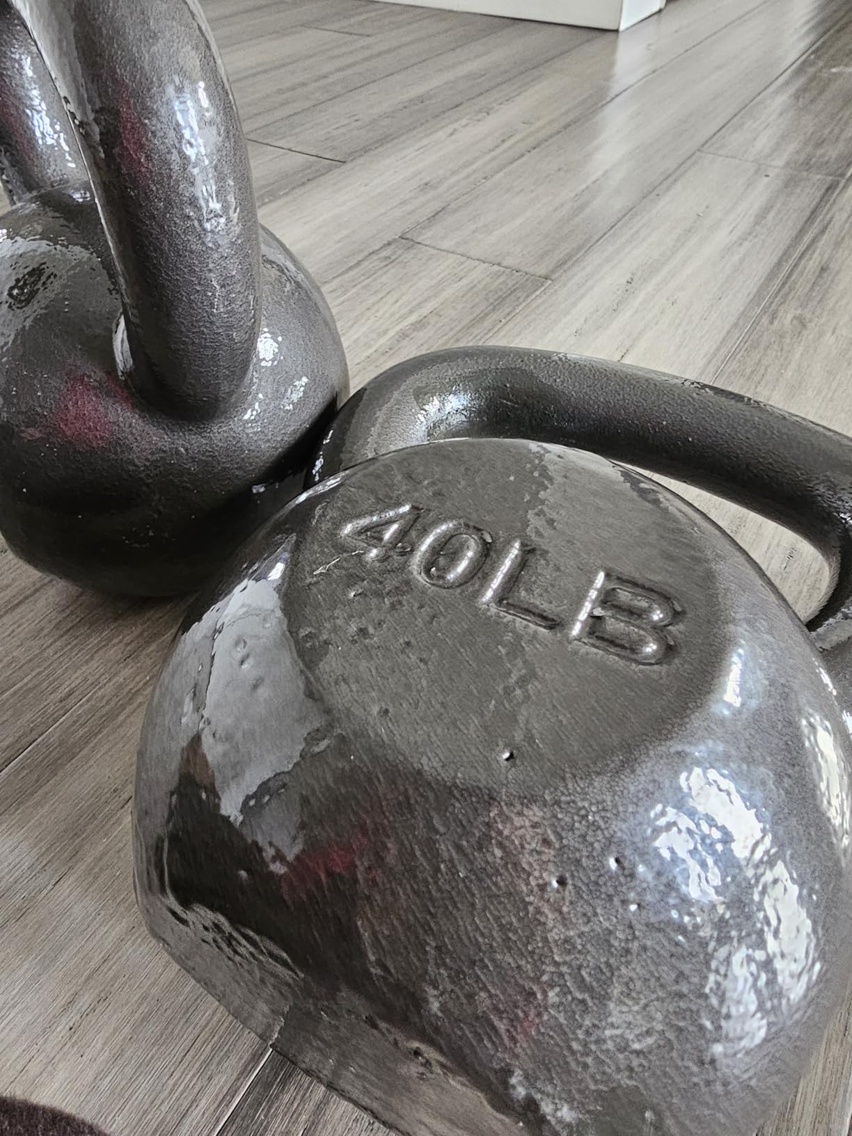 Amazon Basics Cast Iron Kettlebell customer photo 1
