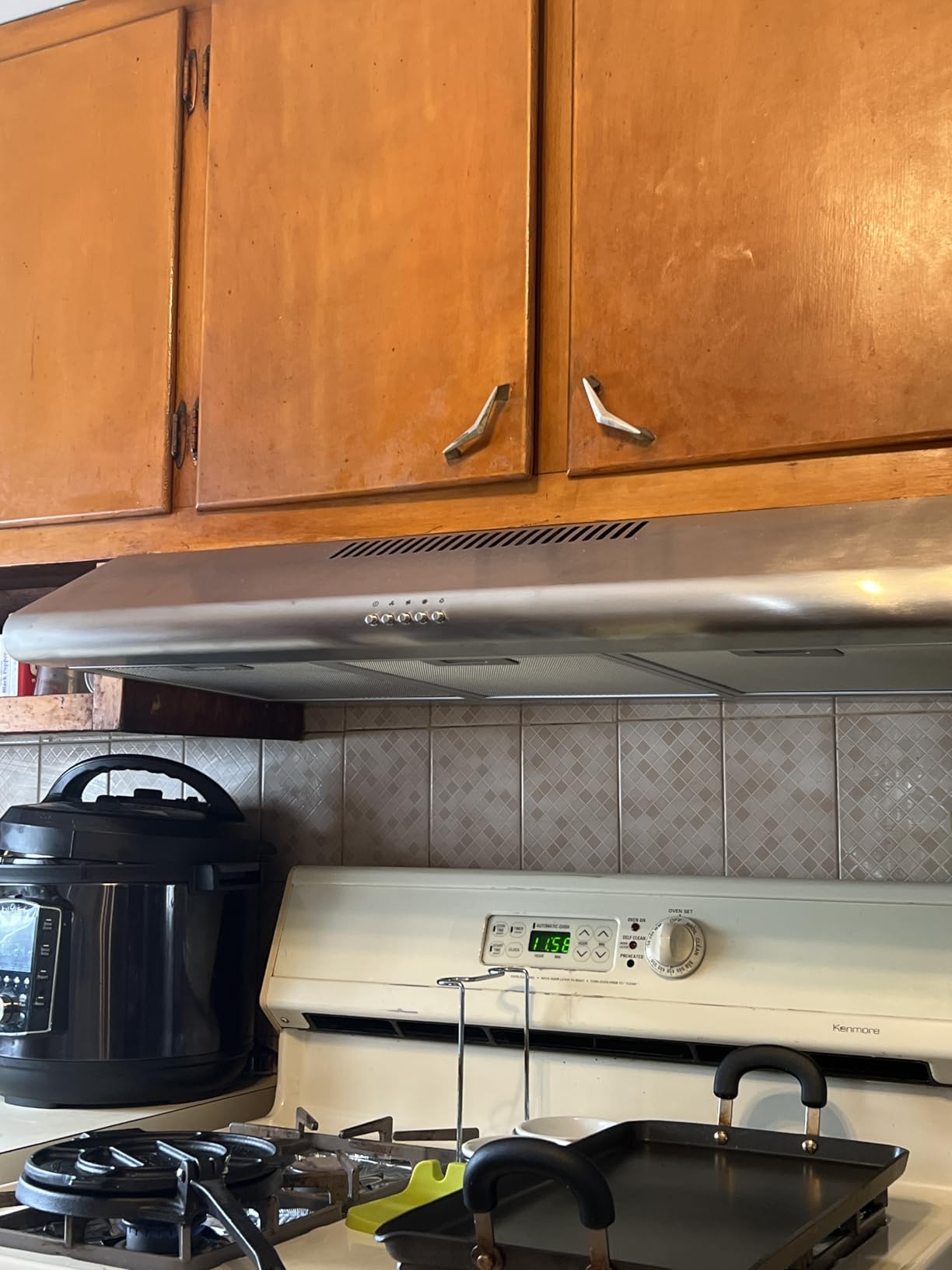COSMO COS-5MU30 30 in. Delta Collection Ducted Under Cabinet Range Hood, Button Controls, Reusable Filters, LED Lights, Stainless Steel - Customer Photo 1