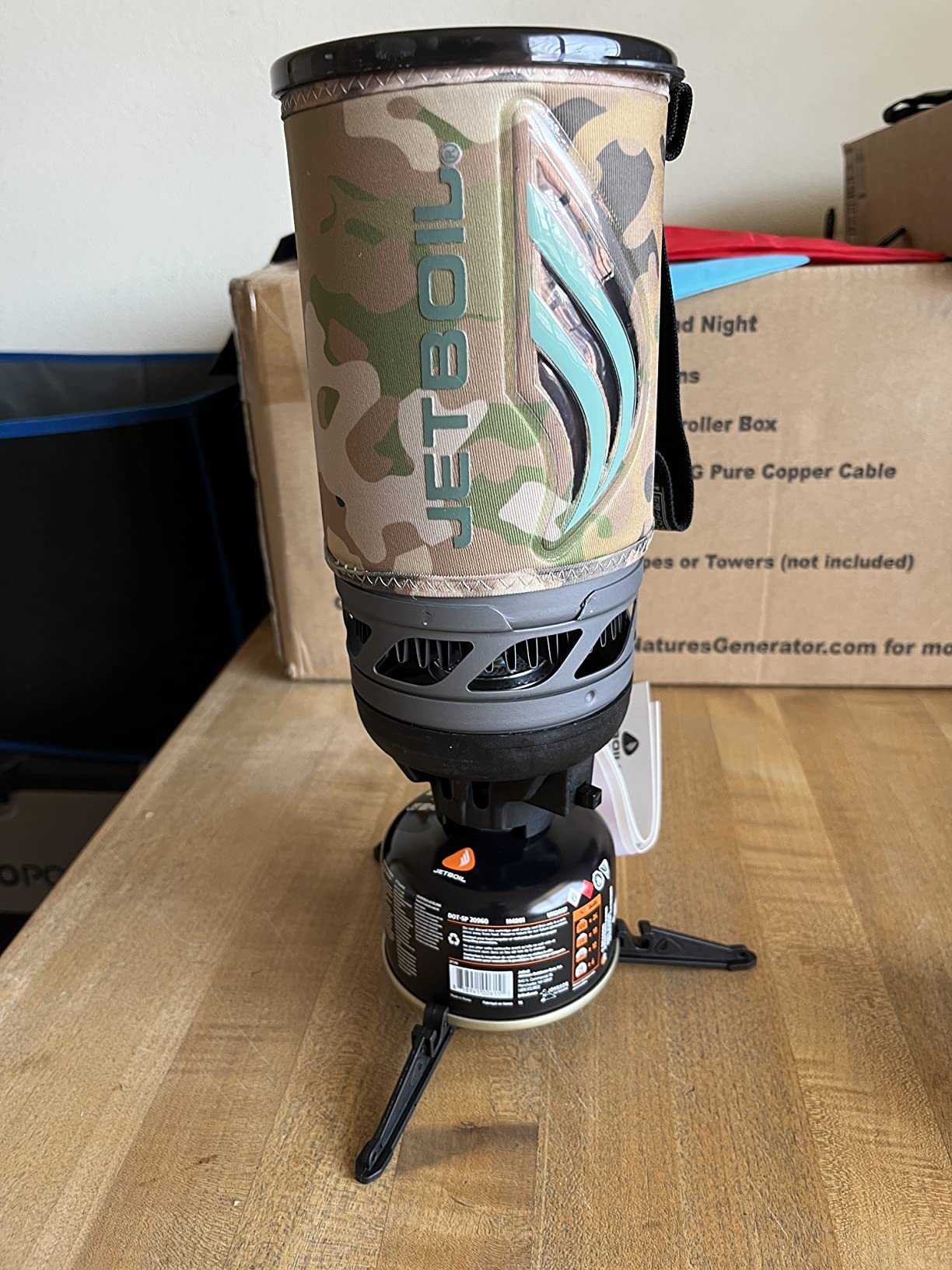 Flash Camping and Backpacking Stove System, Portable Propane/Isobutane Burner with Cooking Cup for Outdoor Trips and Hiking customer photo 2