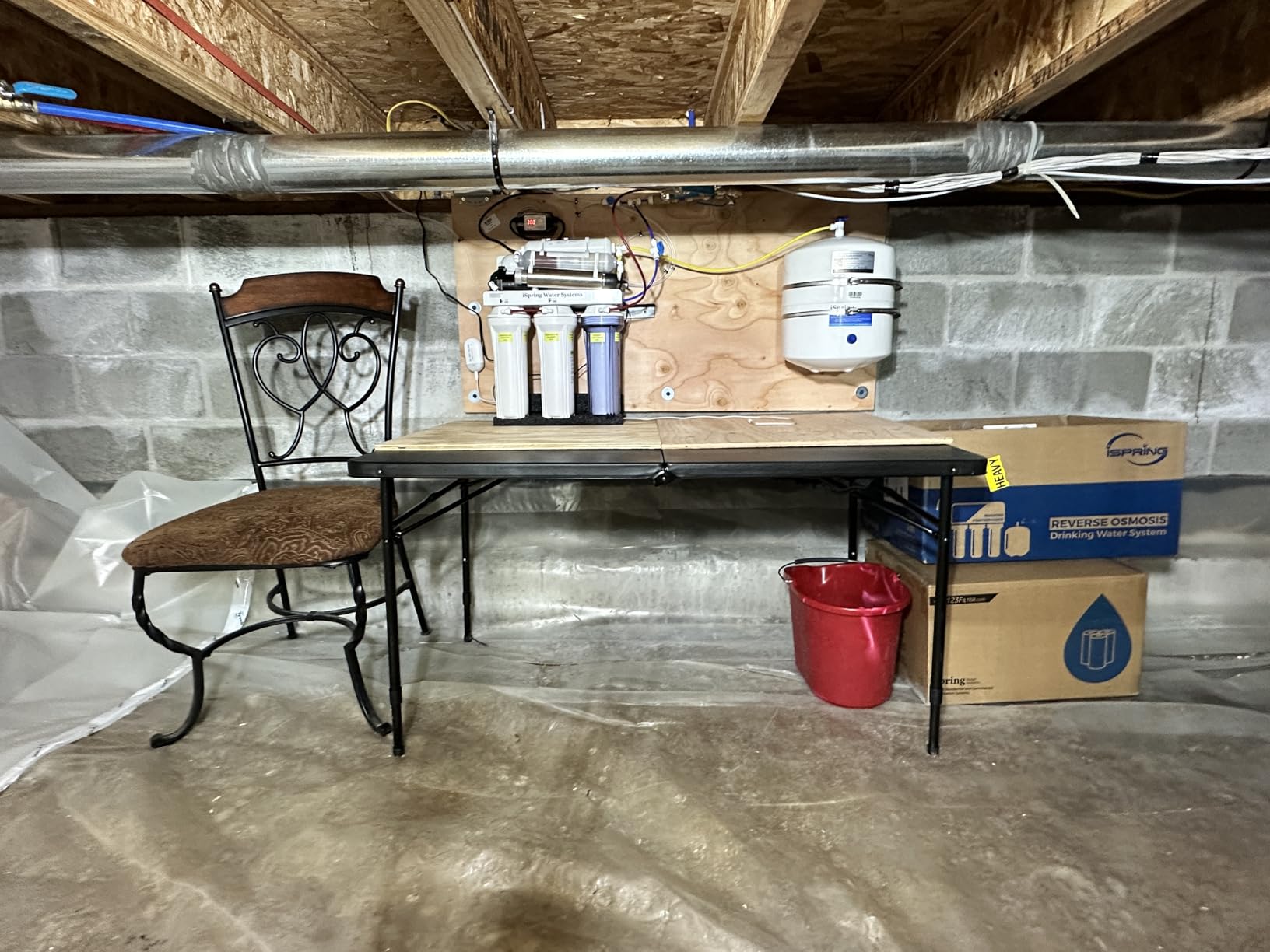 iSpring WSP-50SL Reusable Whole House Spin Down Sediment Water Filter Softener, Includes Siliphos Helps Prevent Scale and Corrosion, 1