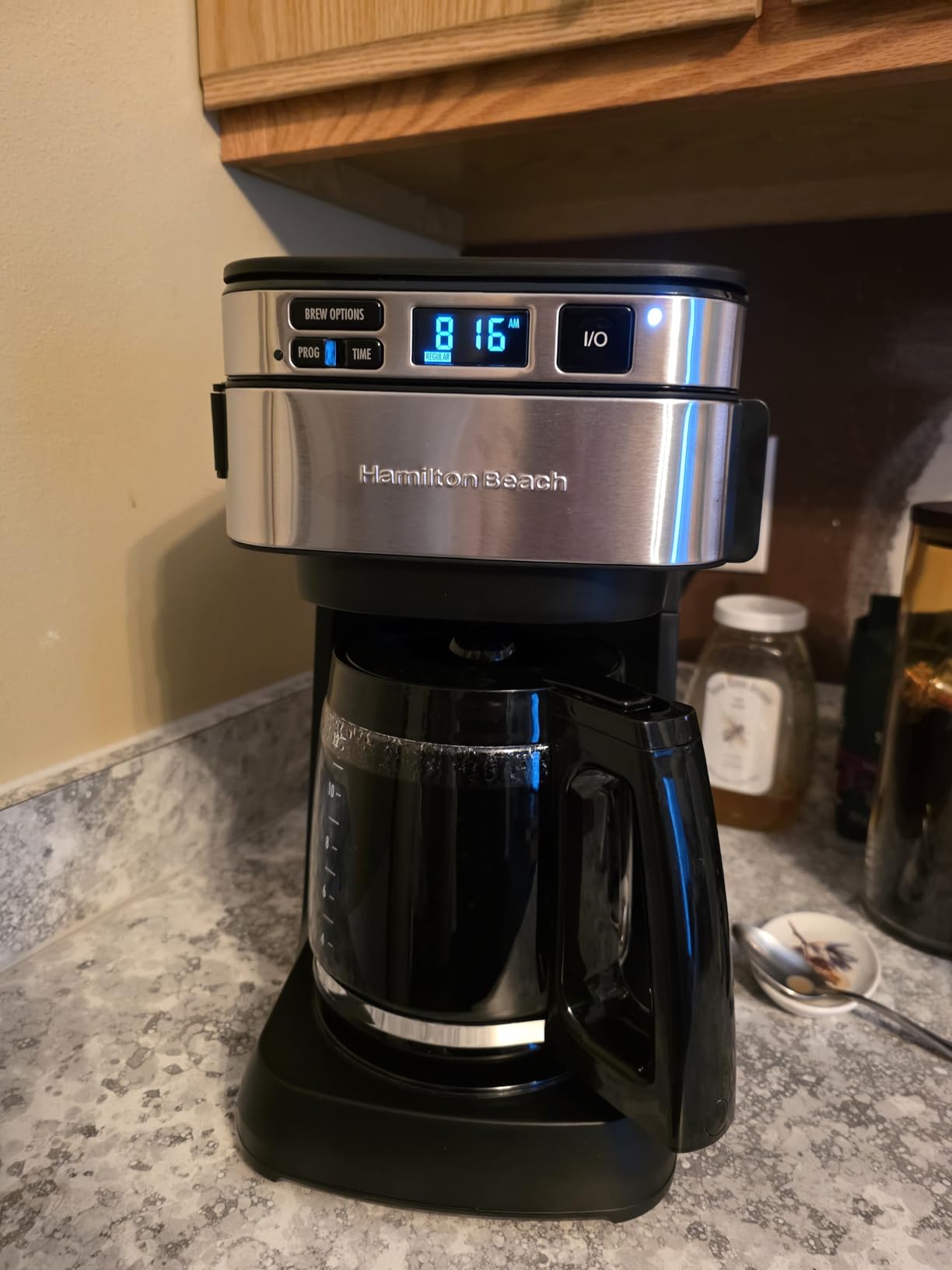 Hamilton Beach 12 Cup Programmable Coffee Maker, FrontFill Drip Coffee Maker Customer Review Hamilton Beach 12 Cup Programmable Coffee Maker, FrontFill Drip Coffee Maker - Customer Photo 3