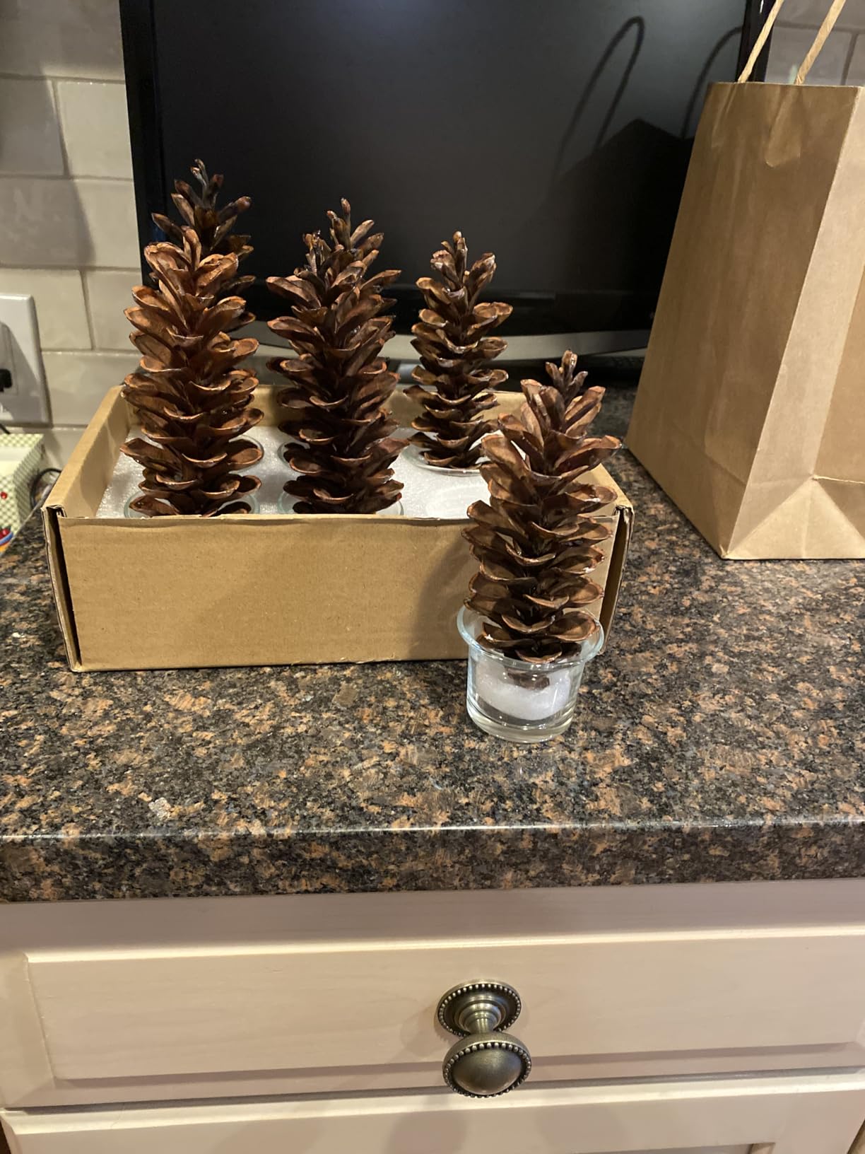 Clear Chunky Glass Lip Votive Candle Holders Tealight Votive Cups for Wedding Proposal, Spa, Aromatherapy, Meditation, 6 Counts by Shxstore - Customer Photo 1