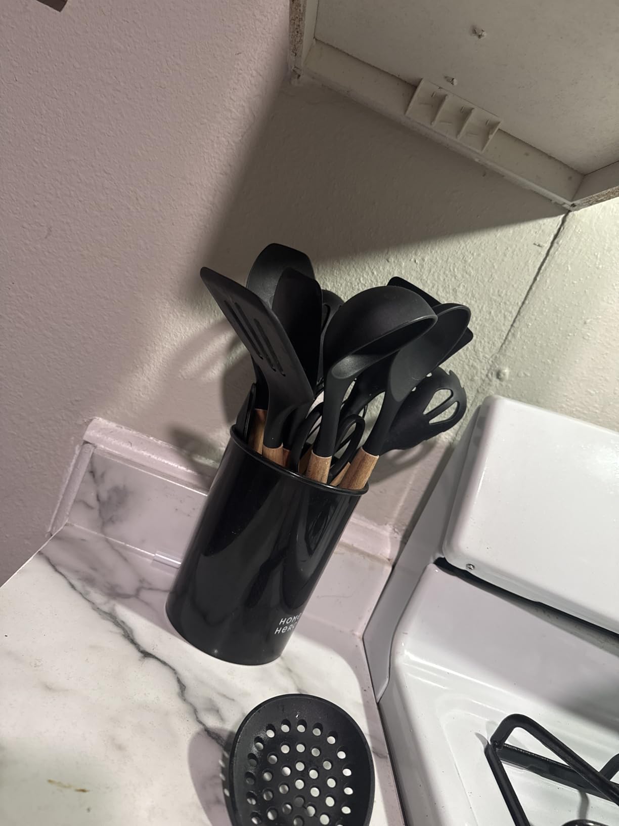 Home Hero 54-Piece Stainless Steel Kitchen Utensils Set - Heat-Resistant Nonstick Silicone & Stainless Steel Cooking Utensils - Complete Tools with Slotted Spoon & Pasta Spoon - Pack of 54, Silver - Customer Photo 1