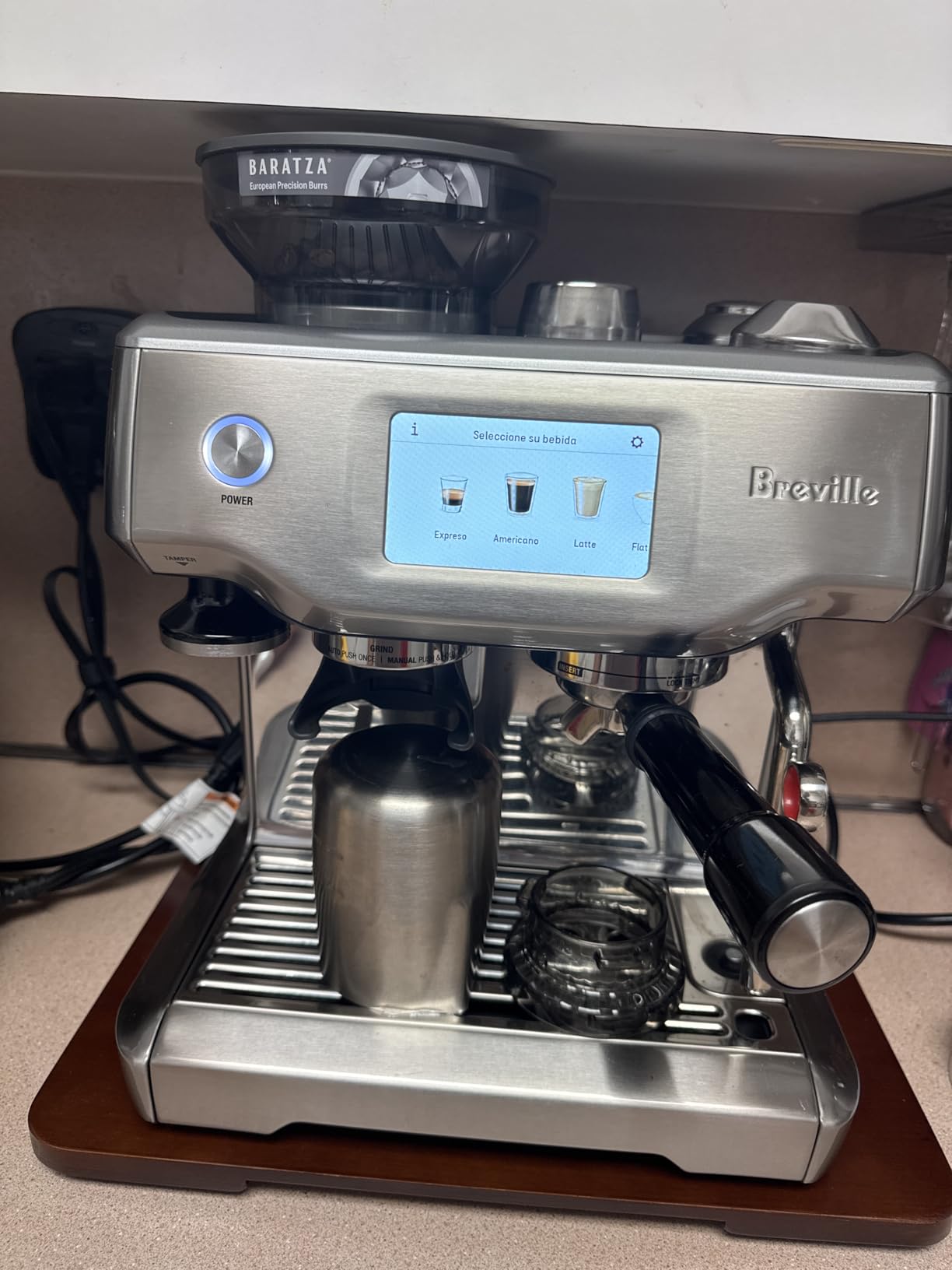 Breville Barista Touch Espresso Machine BES880BSS, Brushed Stainless Steel - Customer Photo 1