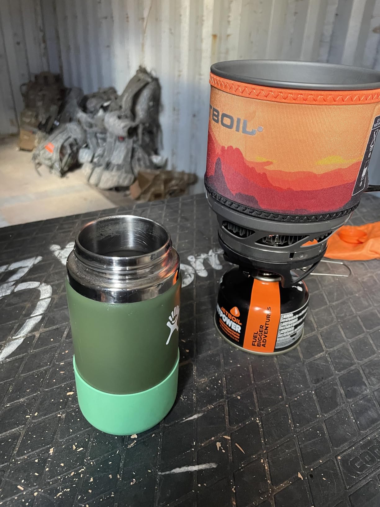 MiniMo Camping and Backpacking Stove Cooking System with Adjustable Heat Control customer photo 1