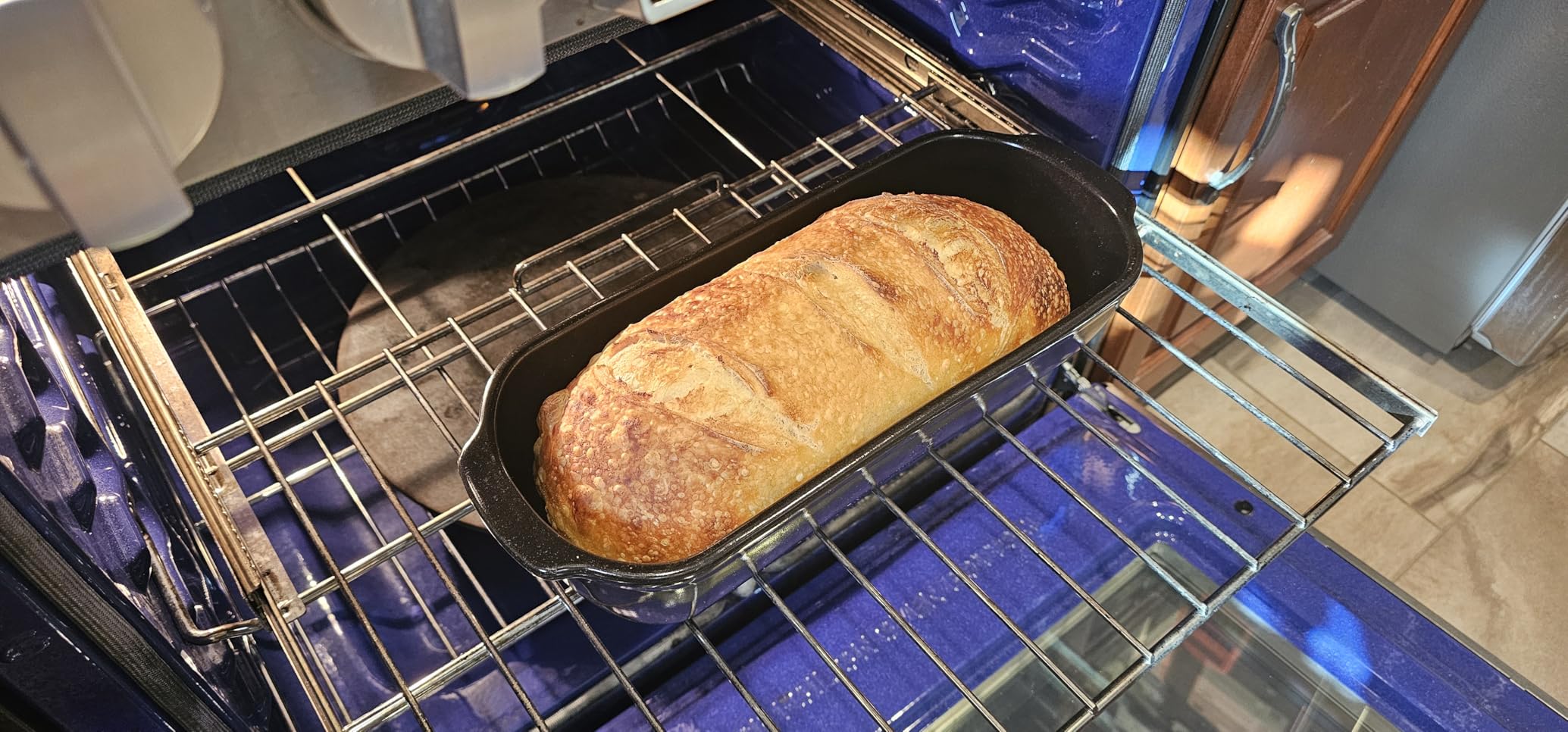 Emile Henry Italian Bread Loaf Baker | Burgundy - Customer Photo 3