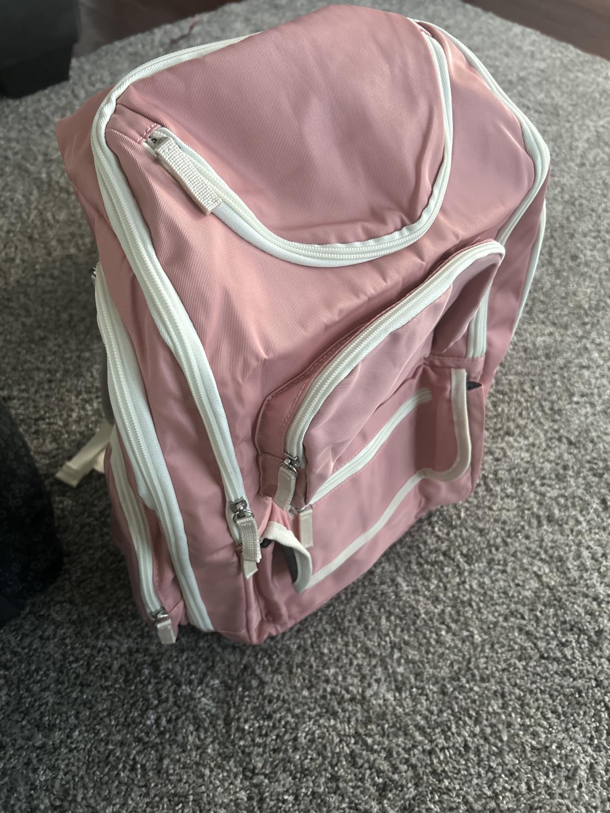 Mancro Diaper Bag Backpack, Multifunctional Dad Diaper Bag with 2 Side Insulated Pockets, Travel Water Resistant Baby Diaper Backpack for Men Women with Stroller Straps, Black customer photo 1