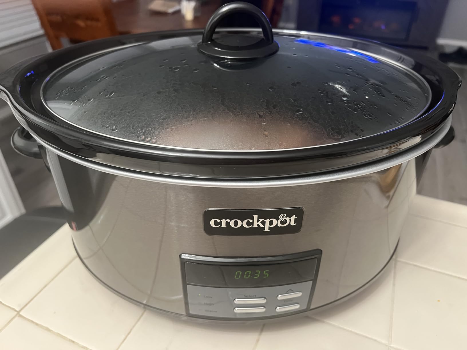 Crock-Pot Large 8-Quart Programmable Slow Cooker with Auto Warm Setting Black Stainless Steel customer photo 2