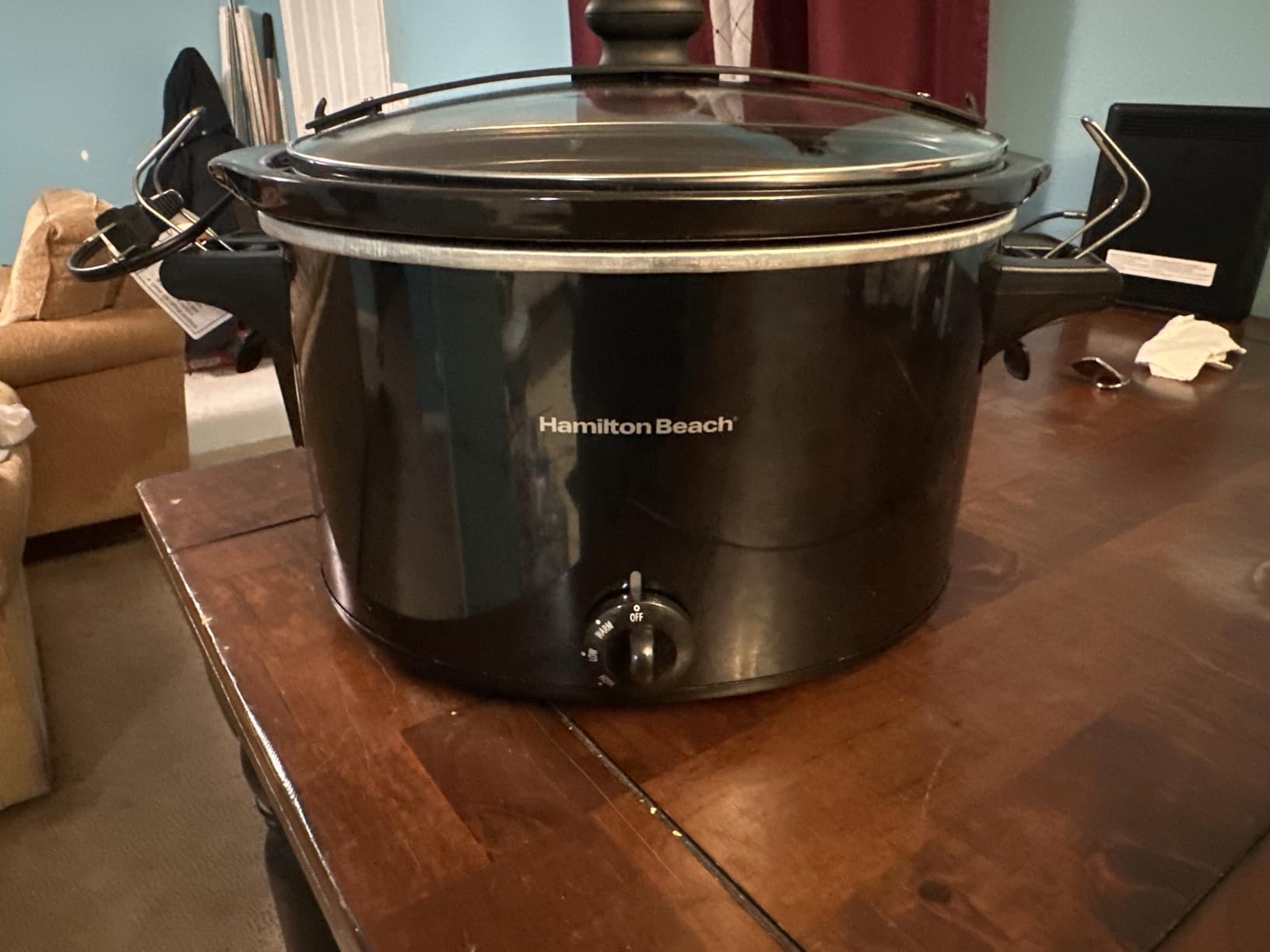Hamilton Beach Slow Cooker, Extra Large 10 Quart, Stay or Go Portable With Lid Lock, Dishwasher Safe Crock, Black (33195) customer photo 2