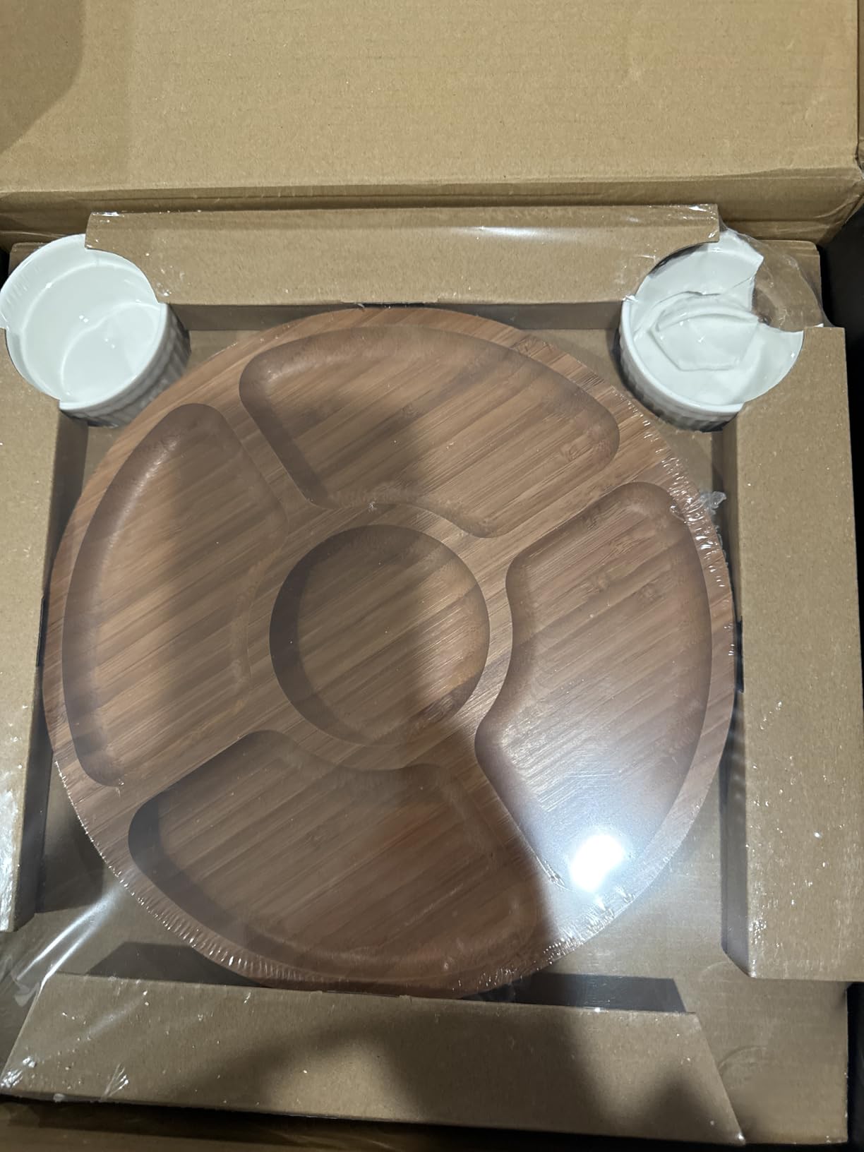 SMIRLY Charcuterie Large Bamboo Cheese Board Set for Serving - House Warming Gifts for New Home, Wedding, Bridal Shower & Birthday, for Women - Customer Photo 1