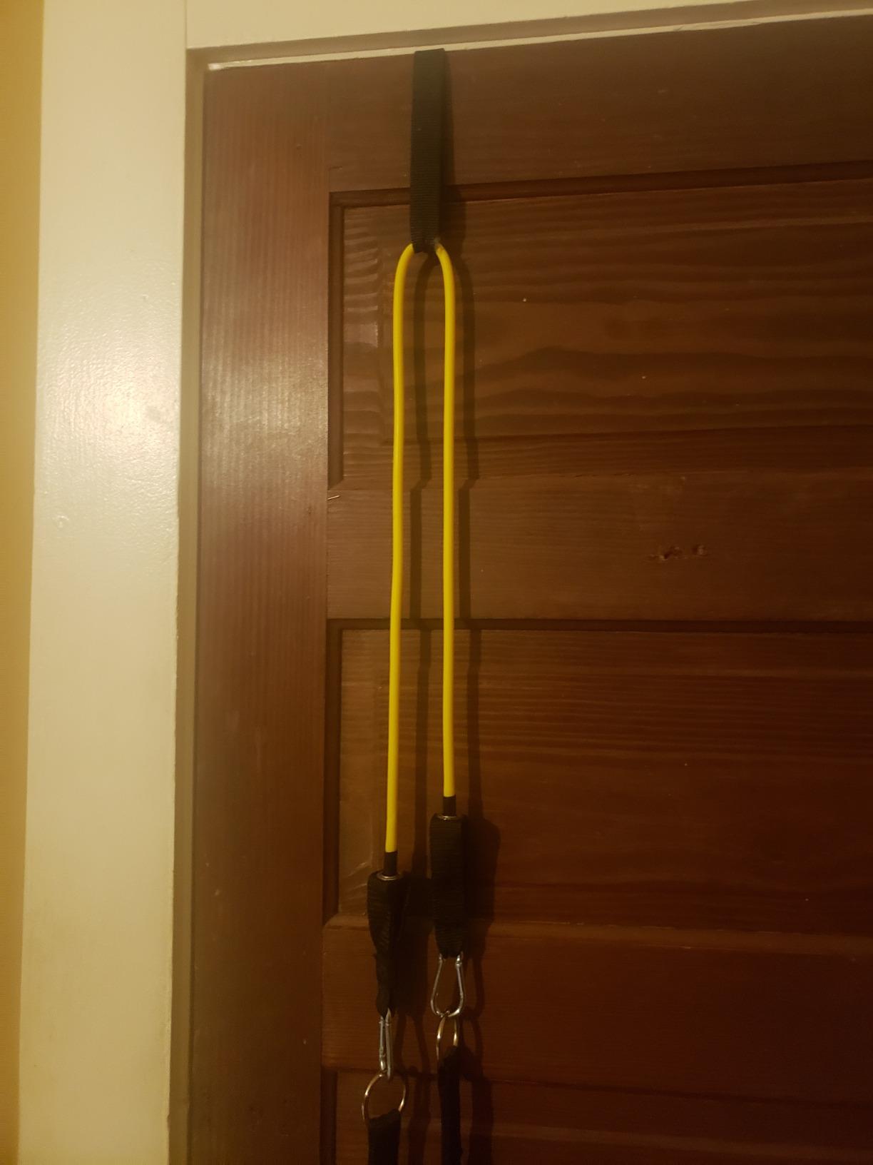 WHATAFIT Resistance Bands, Exercise Bands, Resistance Bands for Working Out, Work Out Bands with Handles for Men and Women Fitness, Strength Training Home Gym Equipment customer photo 2