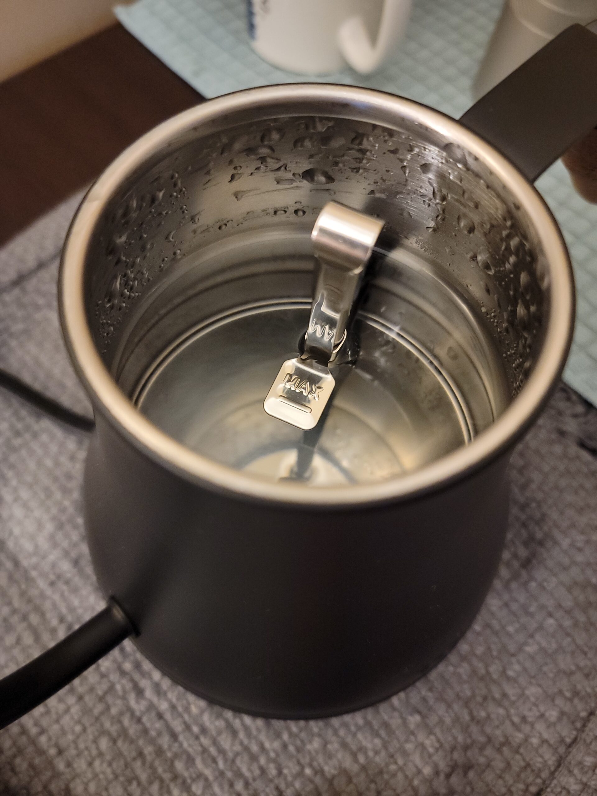 Bodum 27oz Bistro Gooseneck Electric Water Kettle, Pour Over Coffee & Tea, Stainless Steel, Matte Black - Customer Photo 1