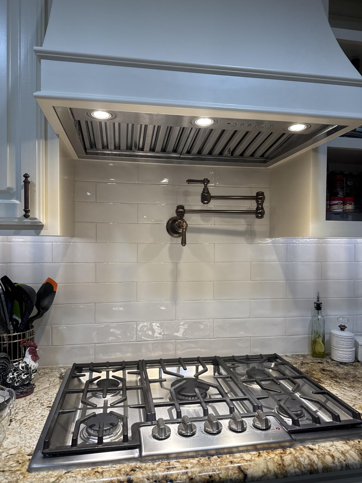 GE Profile Smart Range Hood Insert | 30 Inch Kitchen Exhaust Fan with 4 Speeds, Dimmable LED Lights | Wifi Connectivity & Smart Home Kitchen Essentials for Frequent Cooks | 610 CFM | Stainless Steel - Customer Photo 1