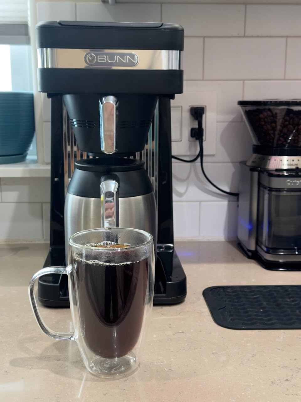 BUNN 55200 CSB3T Speed Brew Platinum Thermal Coffee Maker Stainless Steel, 10-Cup, Black - Customer Photo 2