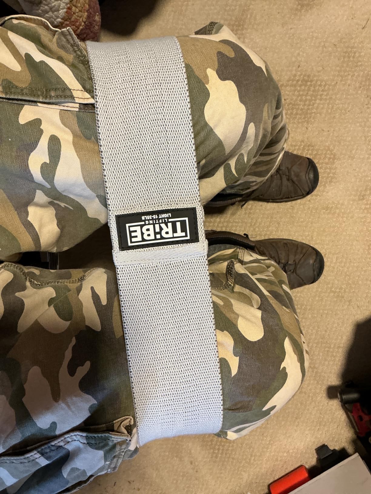 Tribe Lifting Fabric Resistance Bands for Legs - Workout Bands Resistance Bands for Men and Women - Booty Bands for Working Out - Exercise Bands Resistance Bands Set - Elastic Bands for Exercise customer photo 1