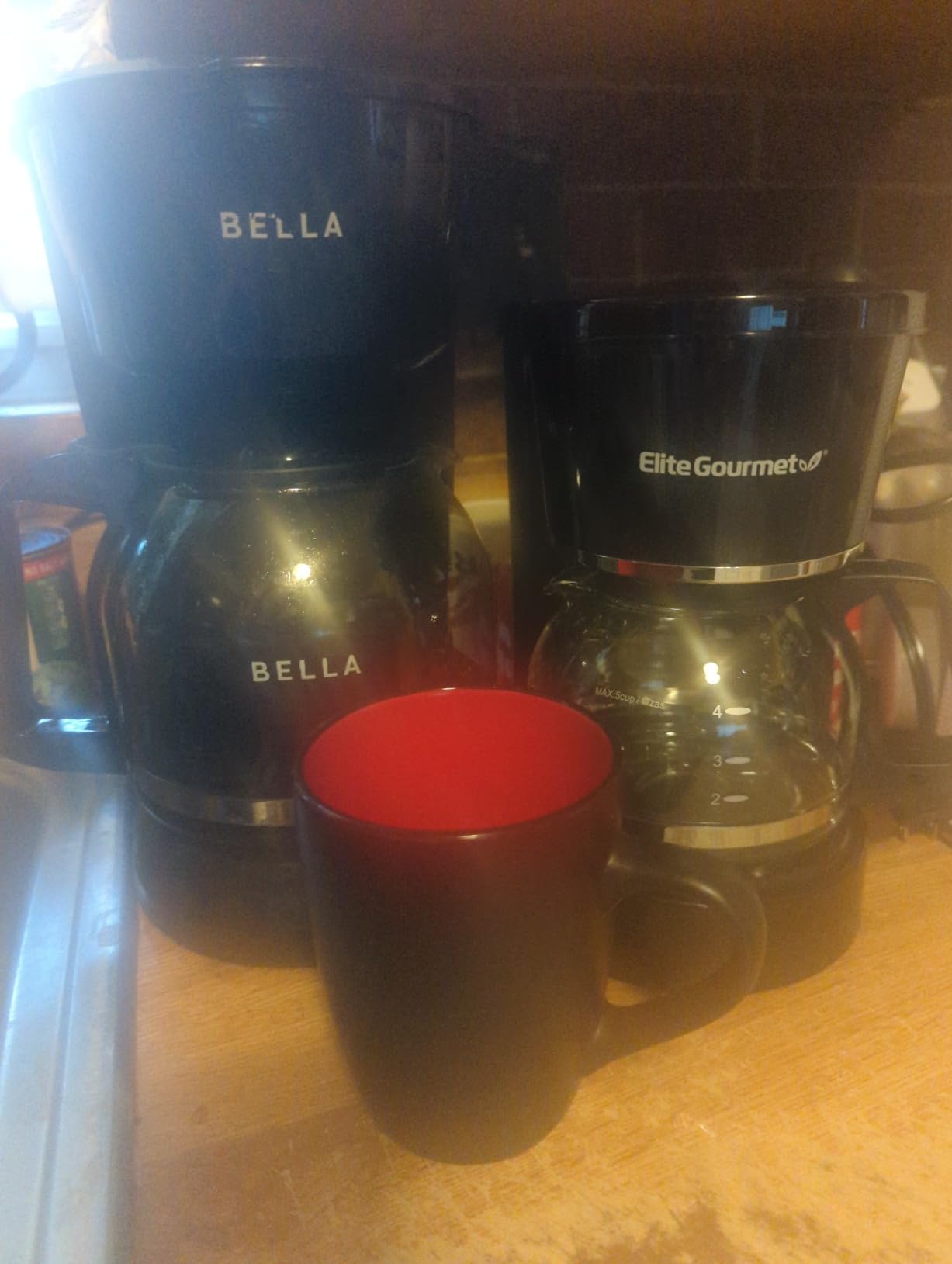 Elite Gourmet EHC-5055 Automatic 5-Cup Brew & Drip Coffee Maker with Pause N Serve Reusable Filter, On/Off Switch, Water Level Indicator Customer Review Elite Gourmet EHC-5055 Automatic 5-Cup Brew & Drip Coffee Maker with Pause N Serve Reusable Filter, On/Off Switch, Water Level Indicator - Customer Photo 3