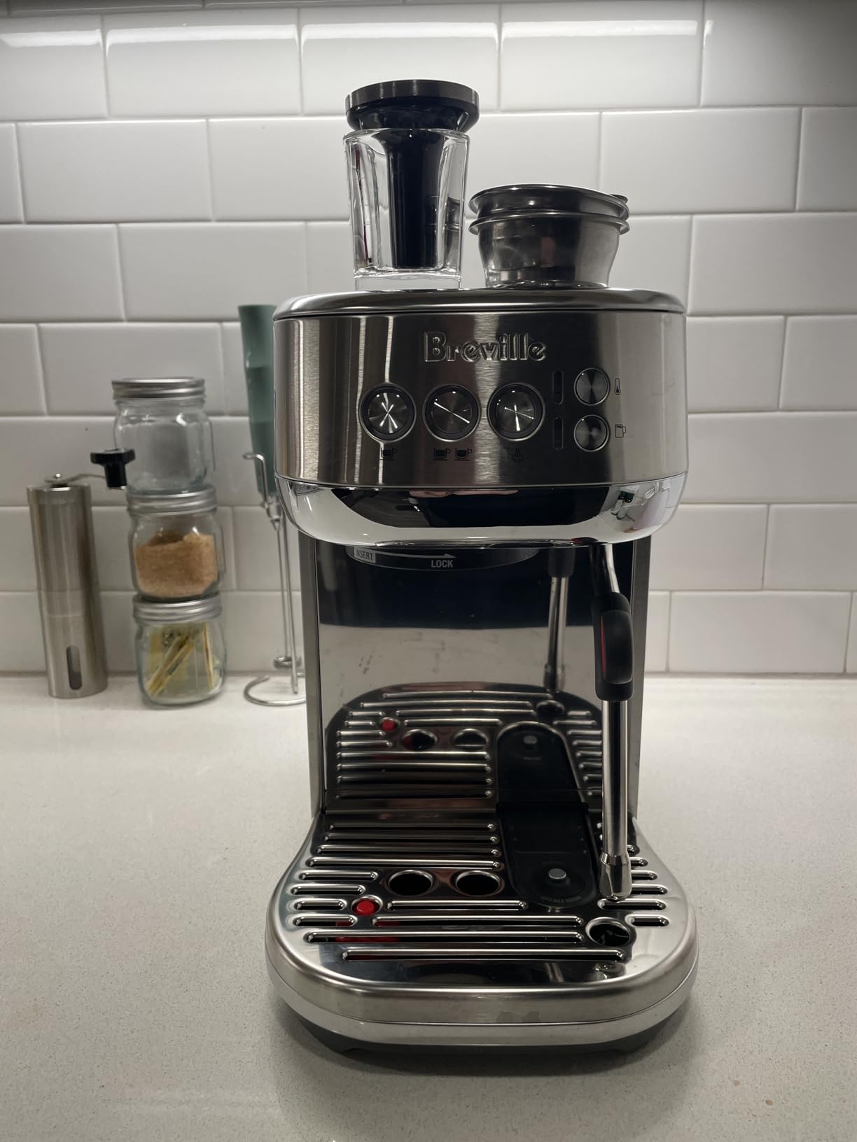 Breville Bambino Plus Espresso Machine BES500BSS, Brushed Stainless Steel - Customer Photo 1