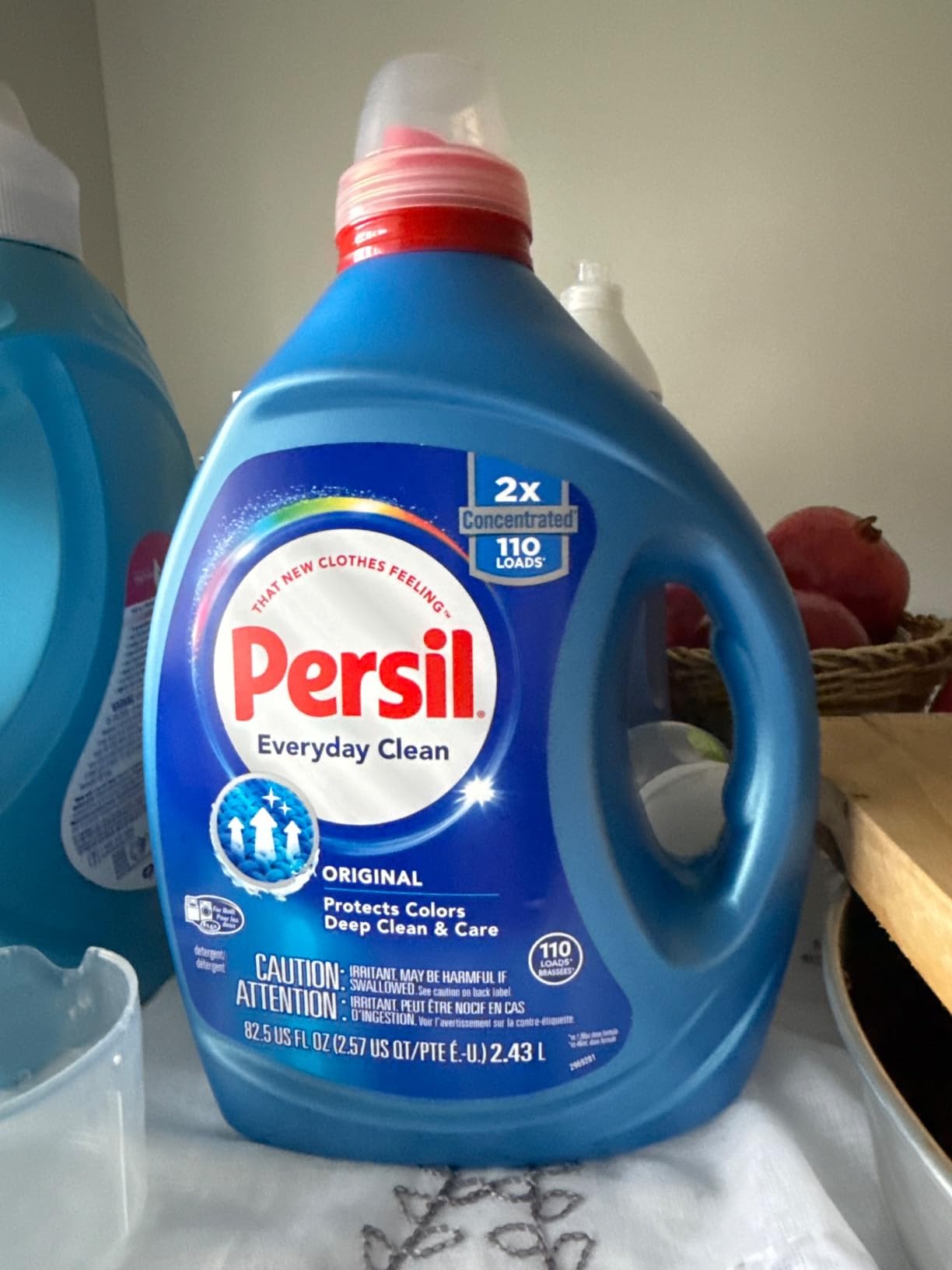 Persil ProClean Original Everyday Clean, Liquid Laundry Detergent, High Efficiency (HE), Deep Stain Removal, Ultra Concentrated, 82.5 fl oz, 110 Loads - Customer Photo 1