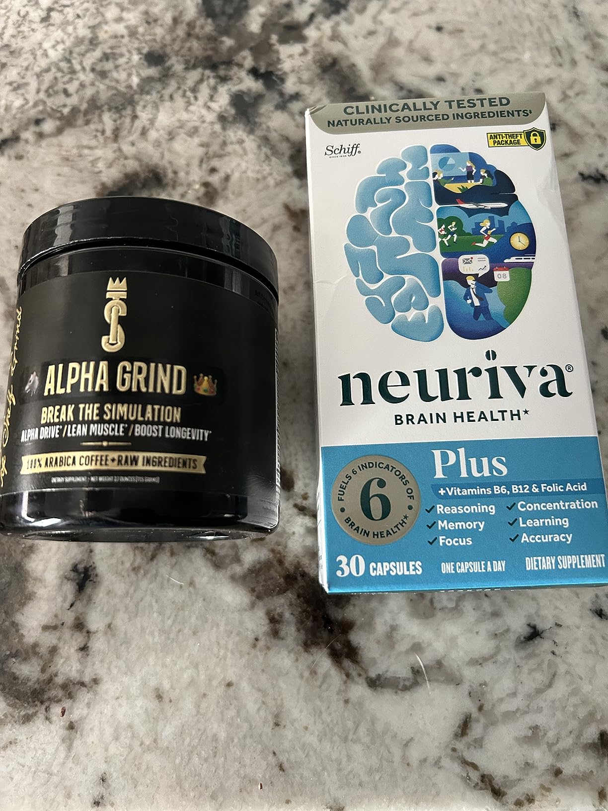 NEURIVA Plus Brain Supplement for Memory and Focus Clinically Tested Nootropics for Concentration for Mental Clarity, Cognitive Enhancement Vitamins B6, B12, Phosphatidylserine 30 Capsules customer photo 1